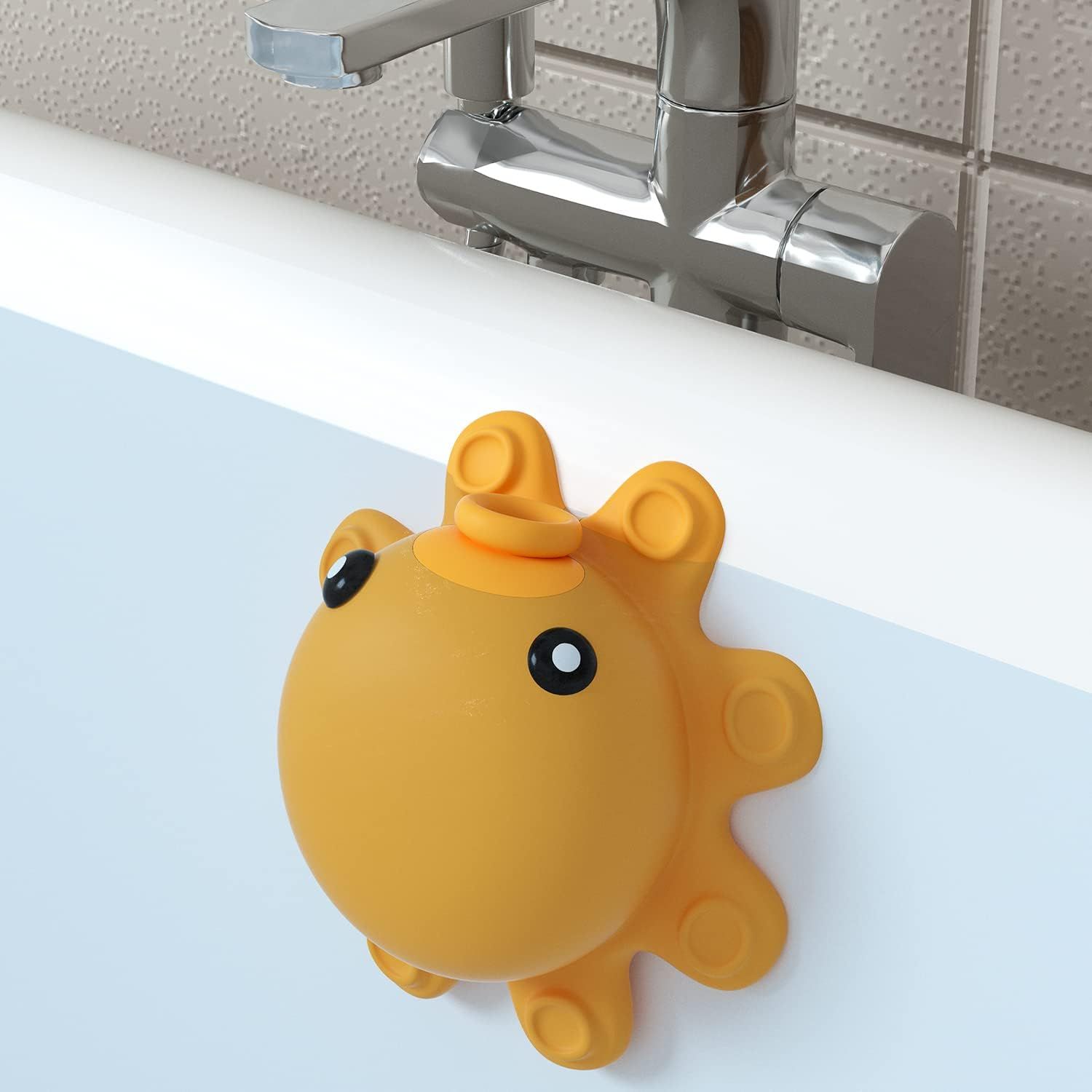 Bathroom Bathtub Overflow Drain Cover- Silicone Bath Tub Drain Cover