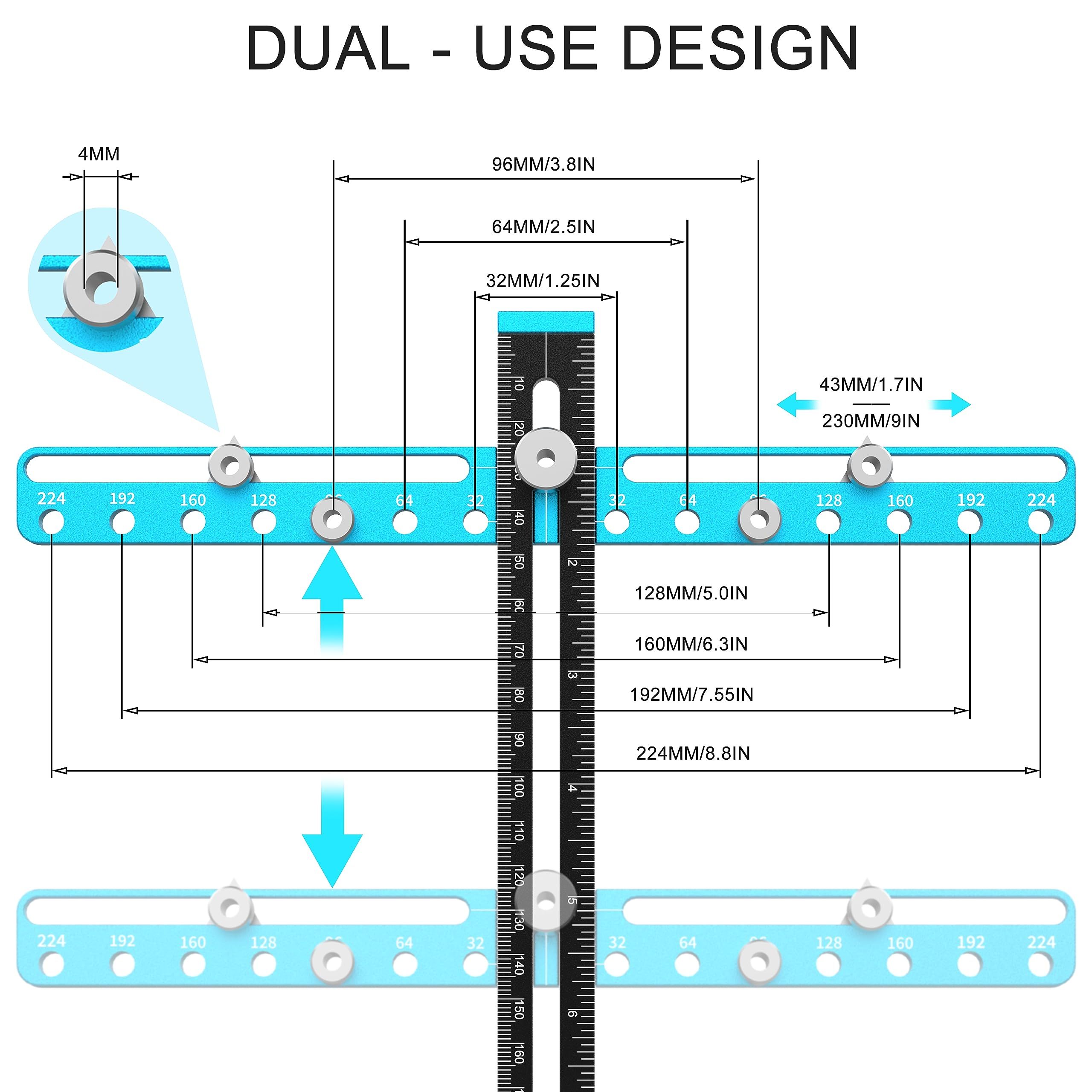 Cabinet Hardware Doweling Jig view 2