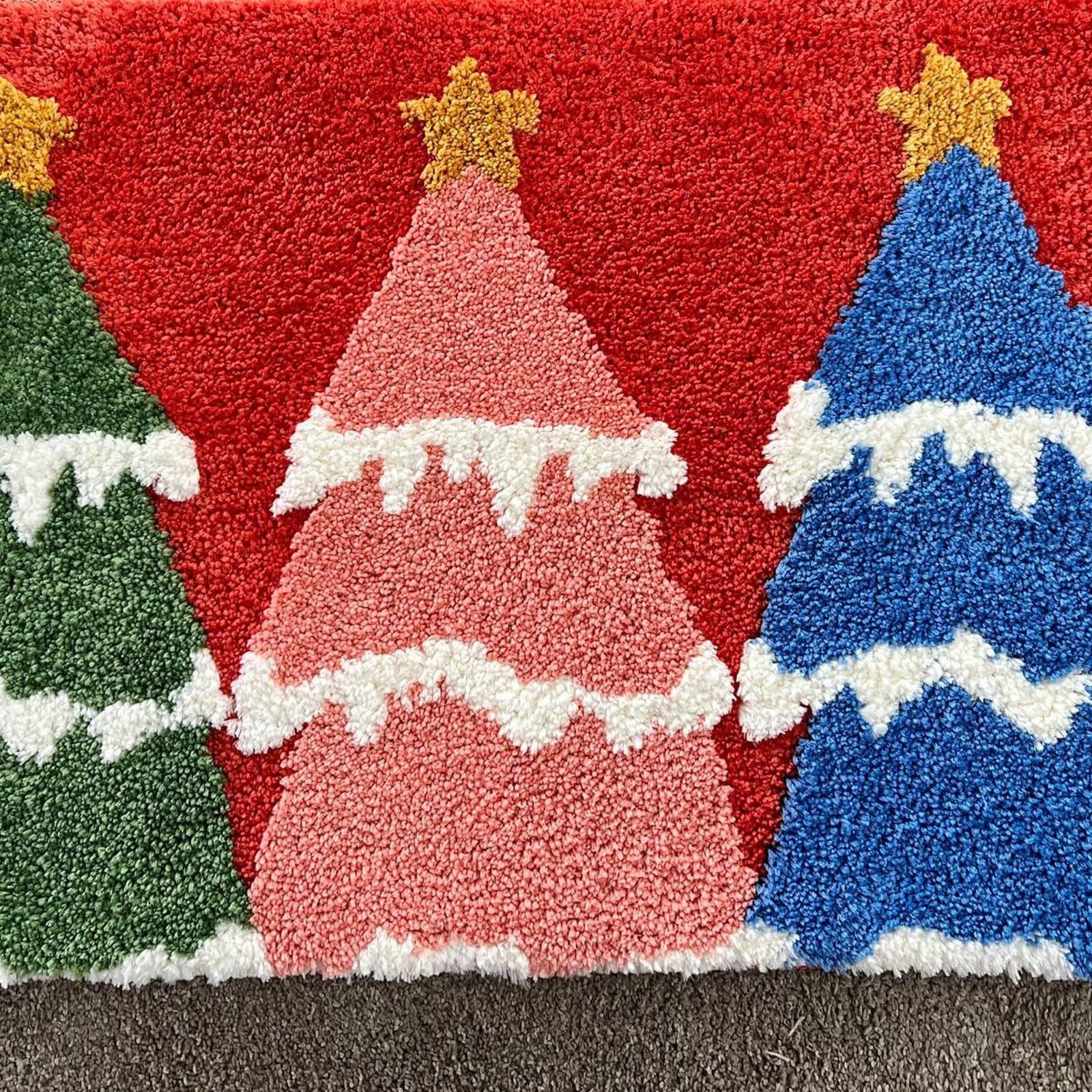 Christmas Bath Mat Cute Bath Rug Super Soft Christmas Bath Rug Absorbent view 5