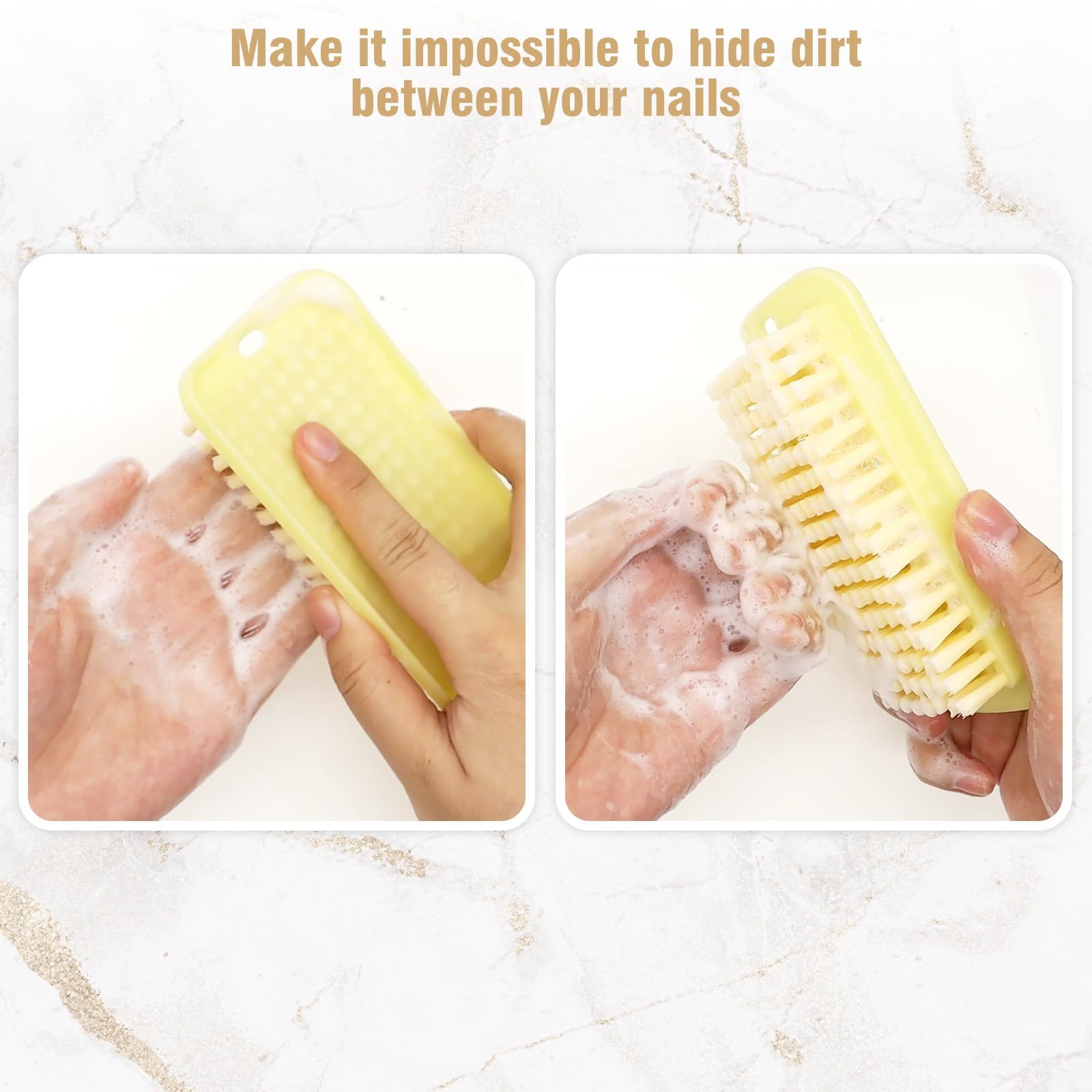 Heavy Duty Nail Brush Fingernail Scrub Brush view 2