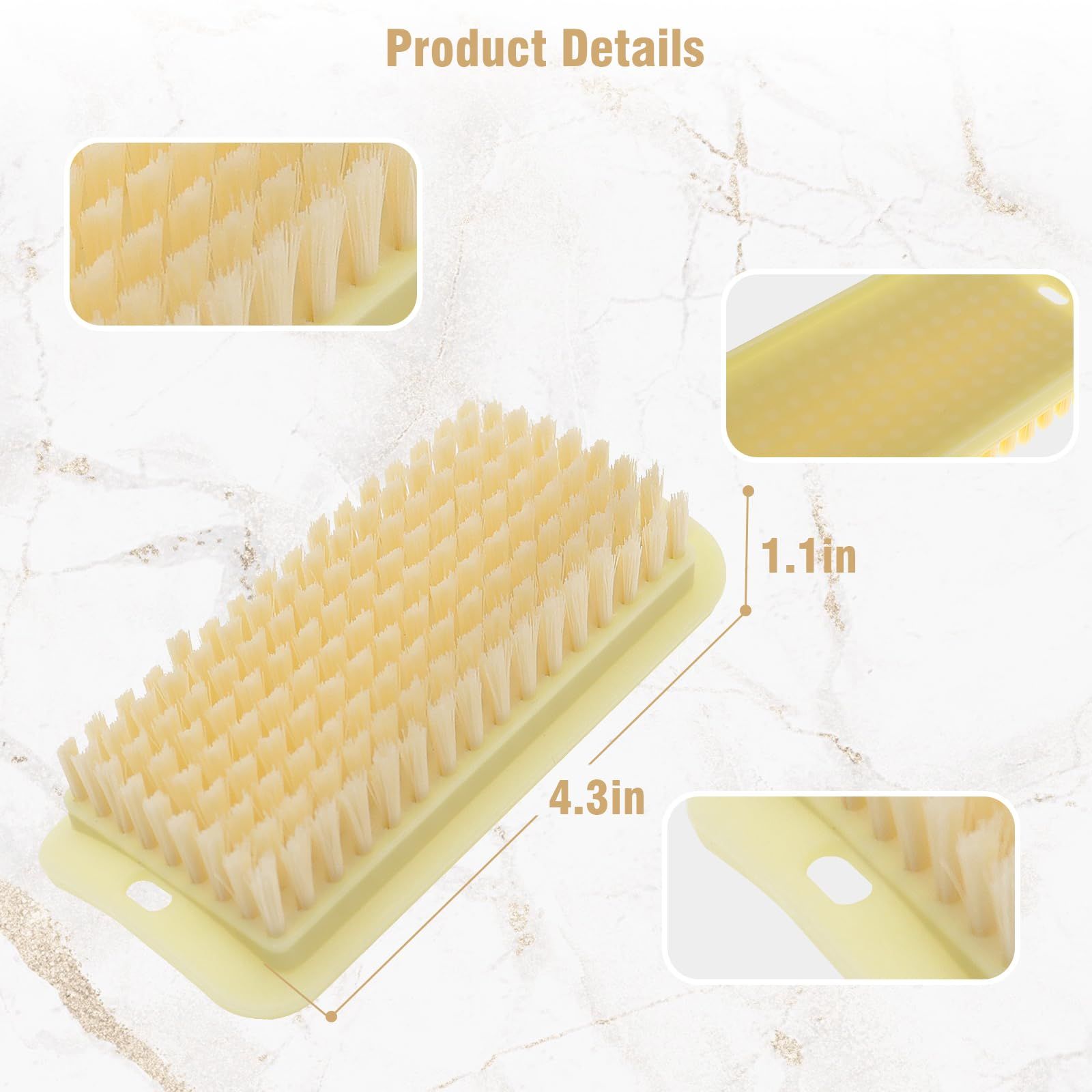 Heavy Duty Nail Brush Fingernail Scrub Brush view 5