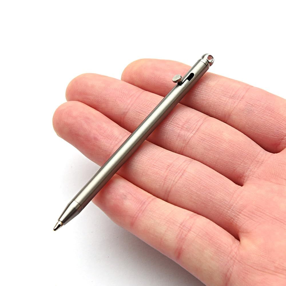 Mini Titanium Pen, Portable EDC Gadget Outdoor Equipment Personality Creative