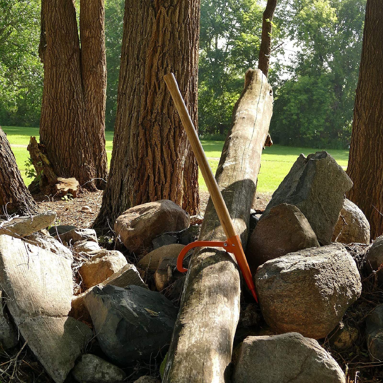 Timber Claw Hook, Carbon Steel Logging Cant Hook Log Roller Tool Useful Log view 4