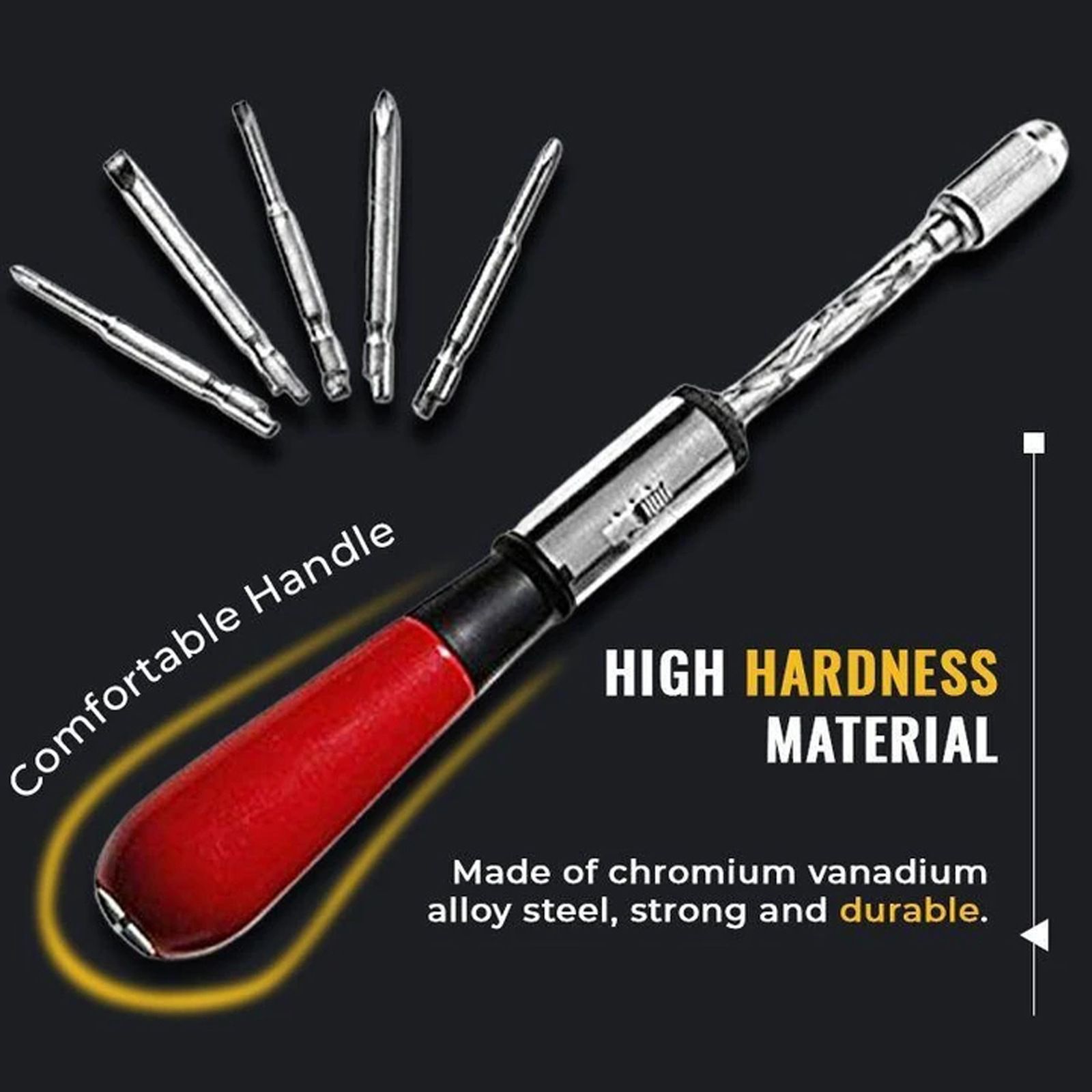 Push-Pull Ratchet Screwdriver view 5