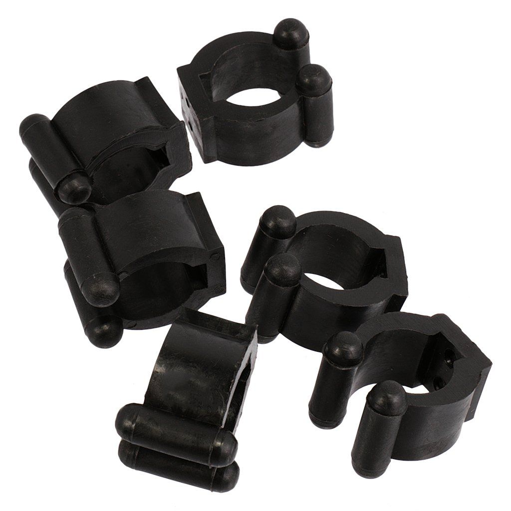 12Pcs/Lot Pool Cue Billiard Stick Rack Clips - Durable Plastic