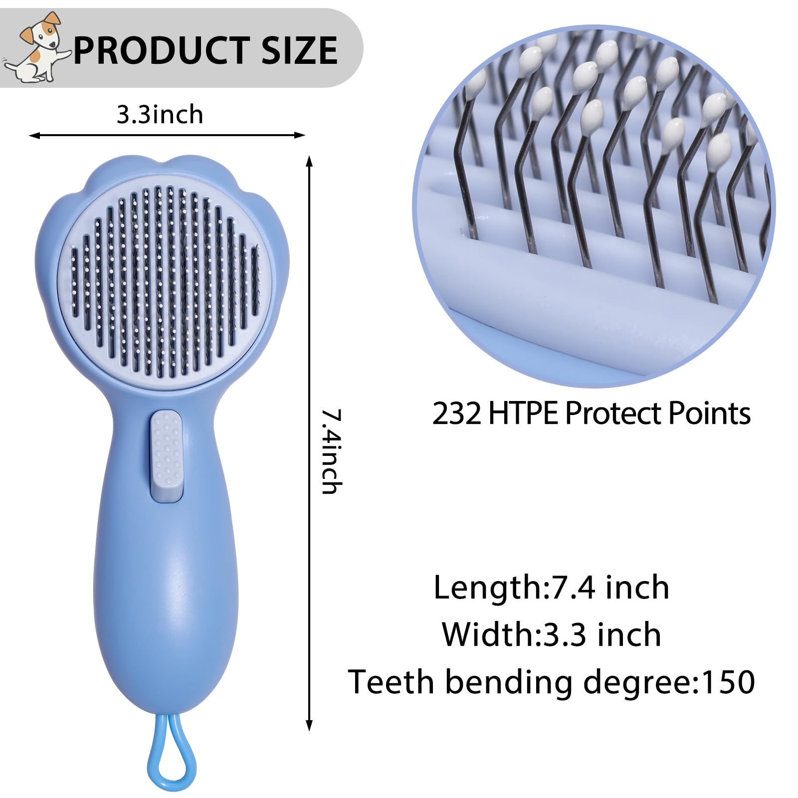 Cat Grooming Glove Brush view 5