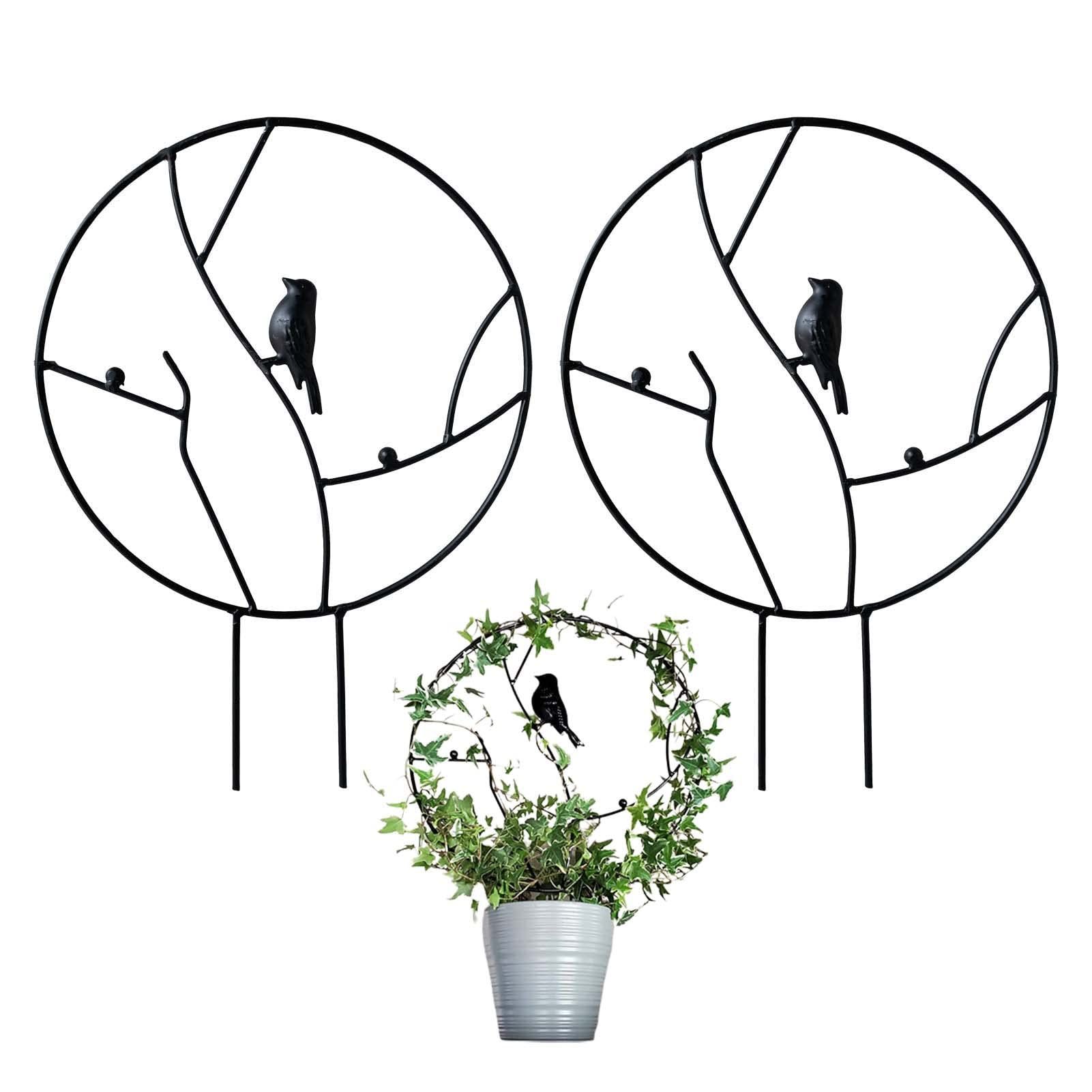 2 Pcs Iron Garden Trellis for Climbing Plants