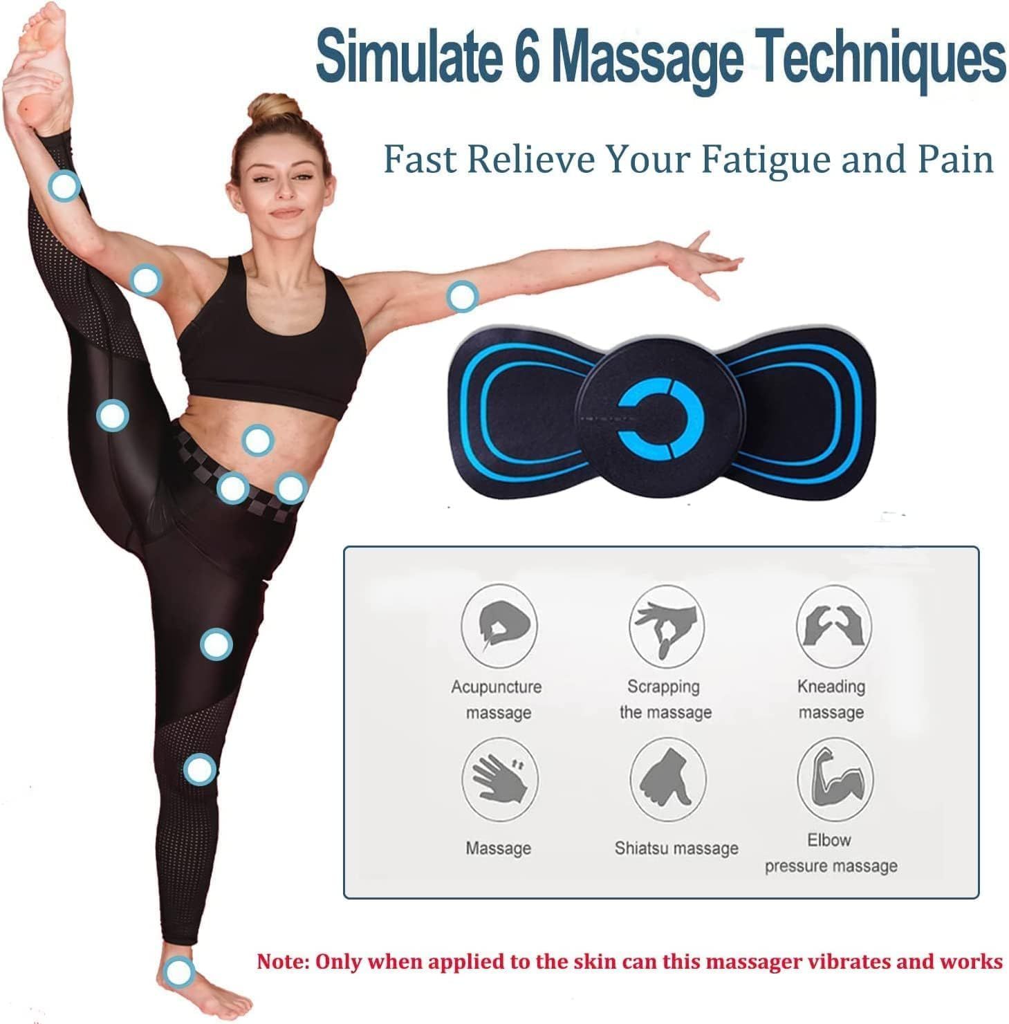 Whole Body Mas-ager, Mini Neck and Cervical Vertebra Mass-ager,Portable Mat view 3