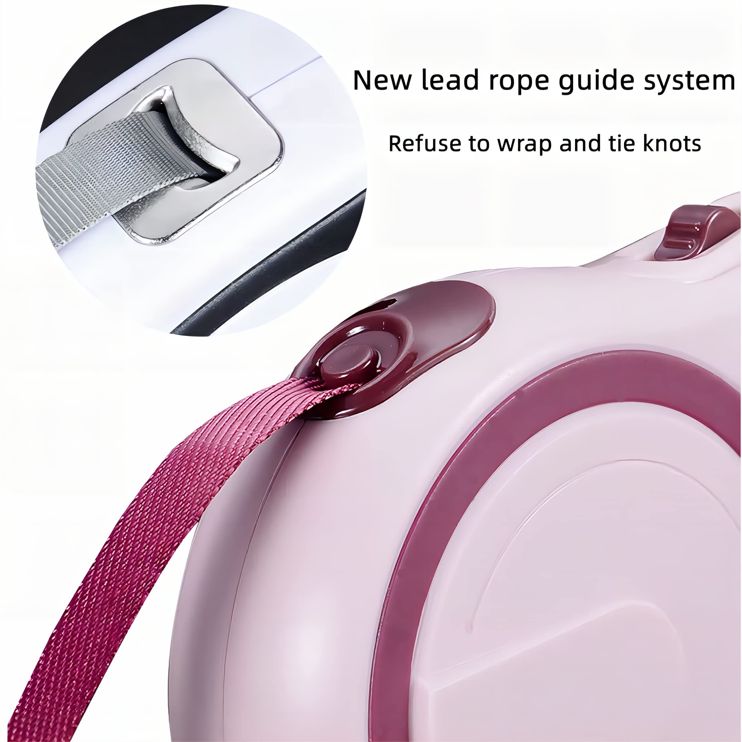 Retractable Dog Leash, Suitable for Small Medium Large Dog and Cat up to view 4