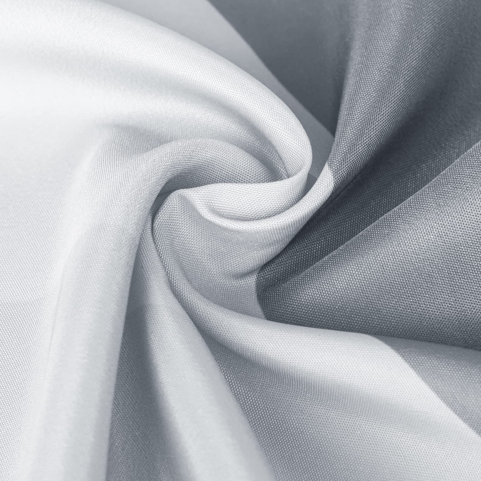 White Shower Curtain for Bathroom view 5