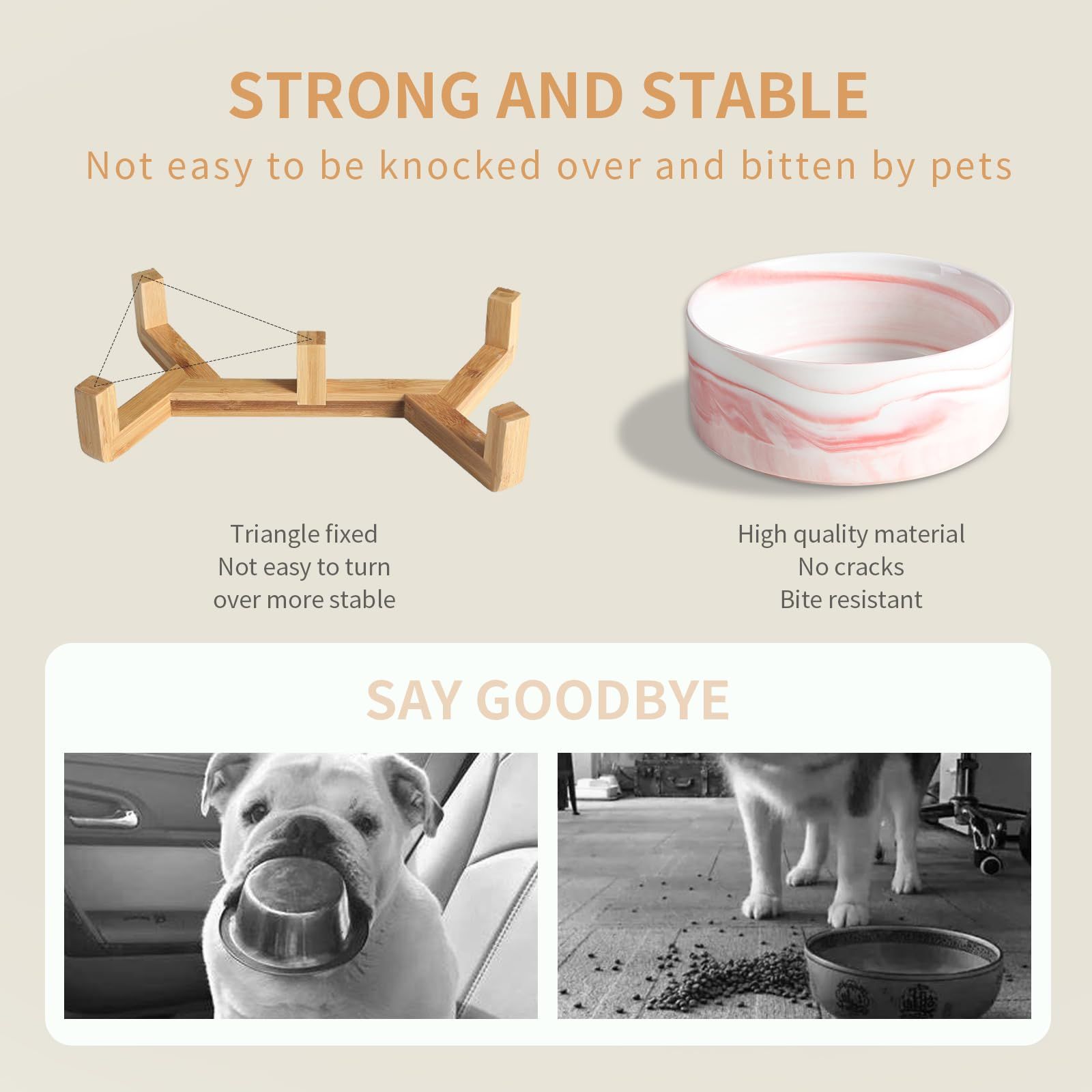 Ceramic Round Pet Feeder view 4