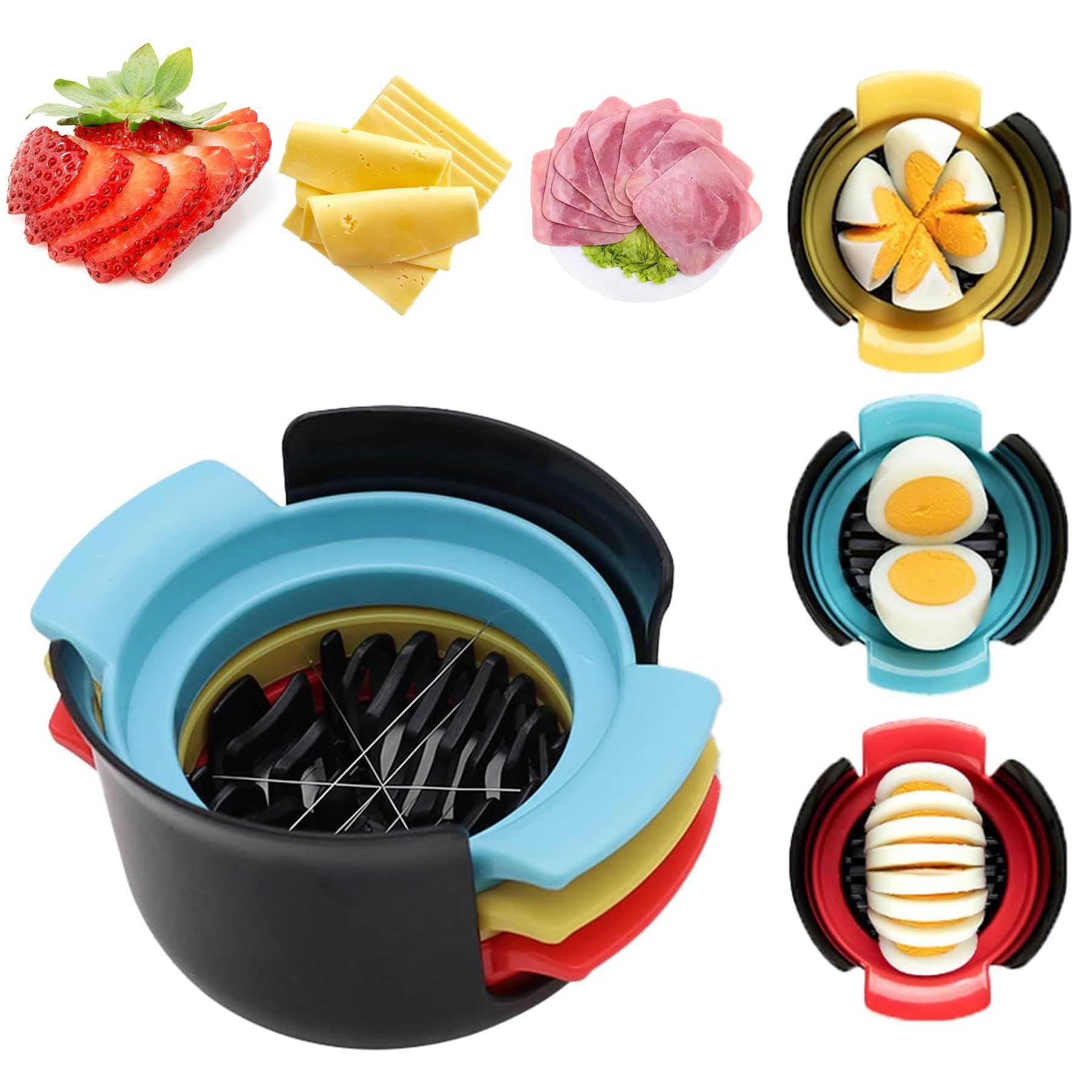 Egg slicer,egg slicer for hard boiled eggs is suitable for boiled eggs