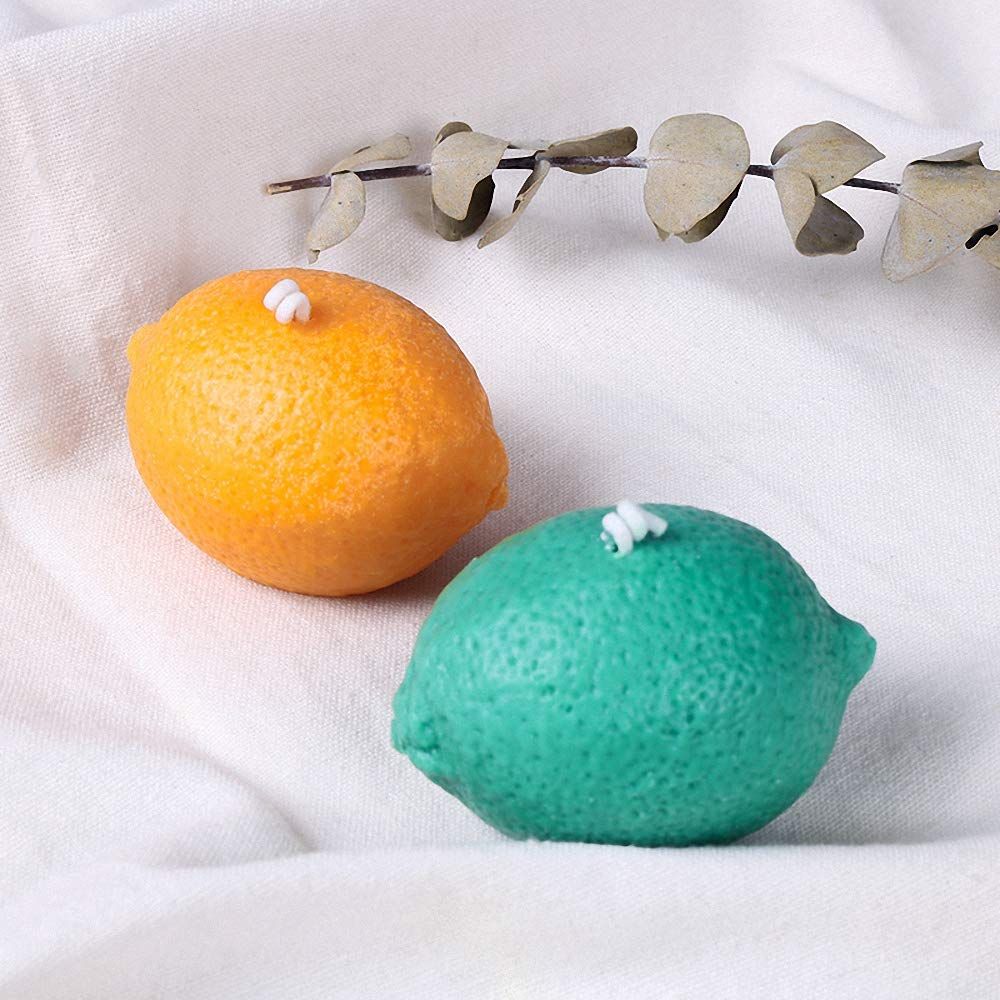 3D Lemon Silicone Soap Mold for Homemade Soap Making Lime Silicone Chocolate view 4