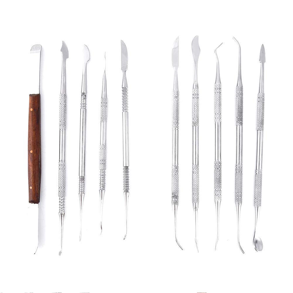 Wax Carving Tools - 10PCS Stainless Steel Wax Carvers Set Sculpture Chisel view 2