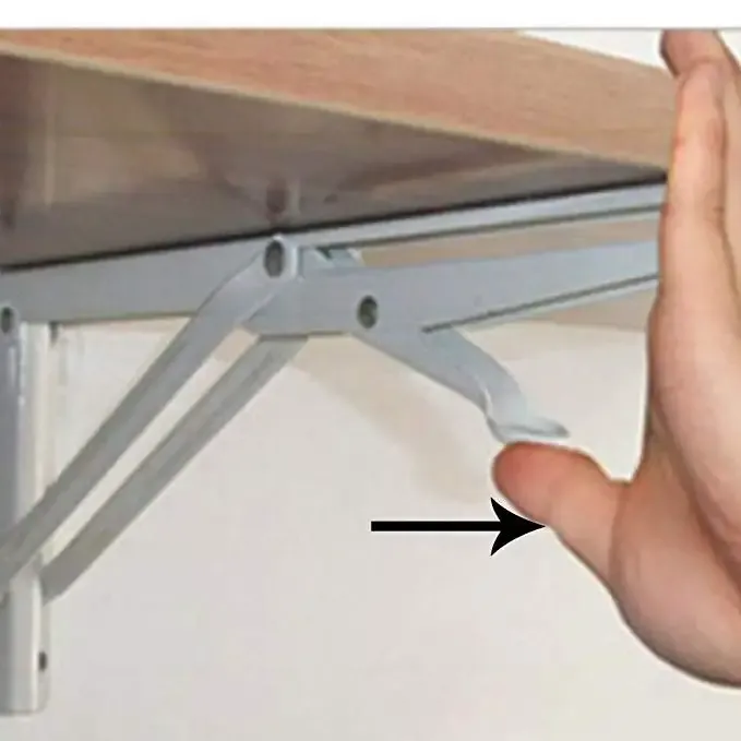 2PCS Folding Shelf Brackets view 5