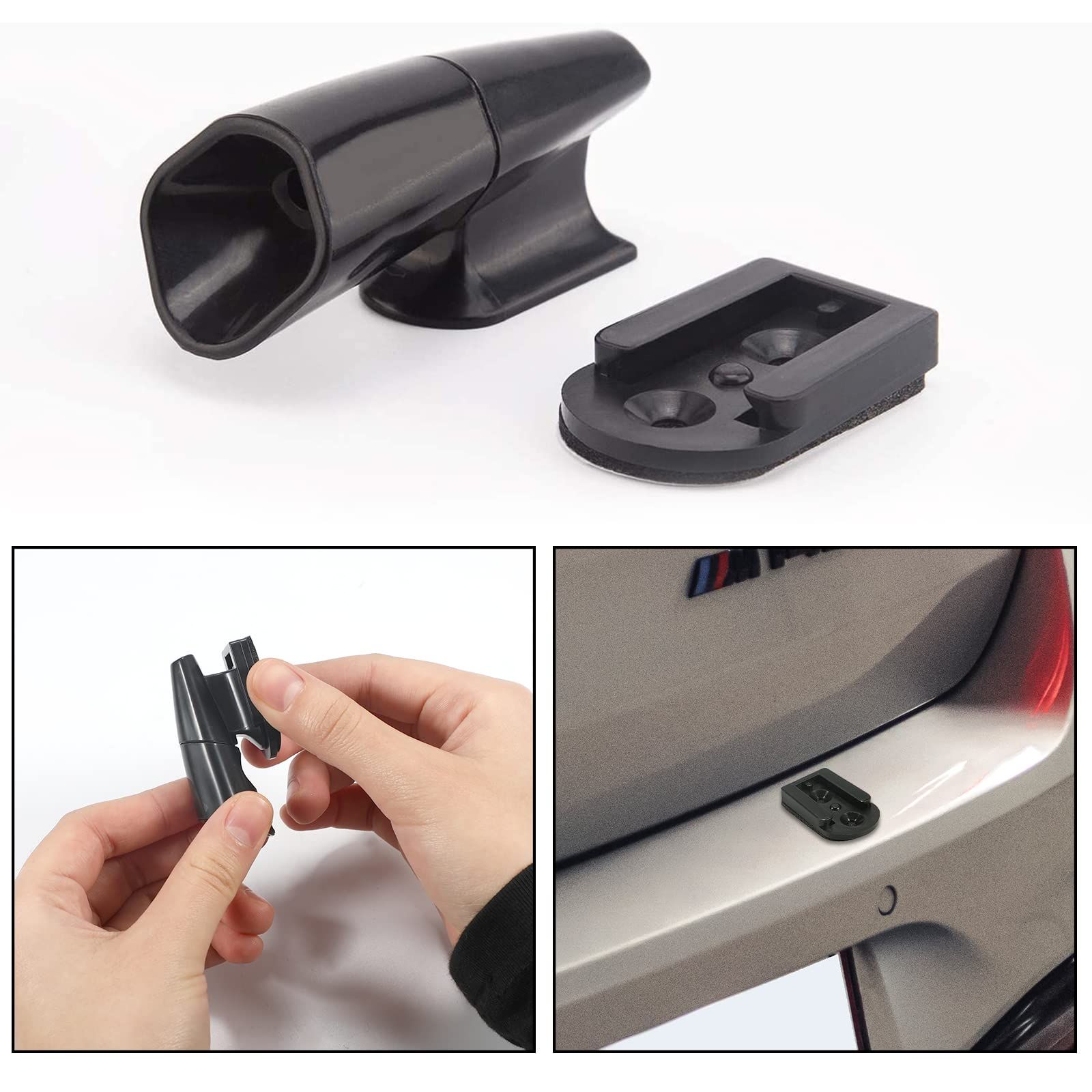 2 Packs Ultrasonic & Wind Deer Alert for Car Avoids Animal Collisions view 3