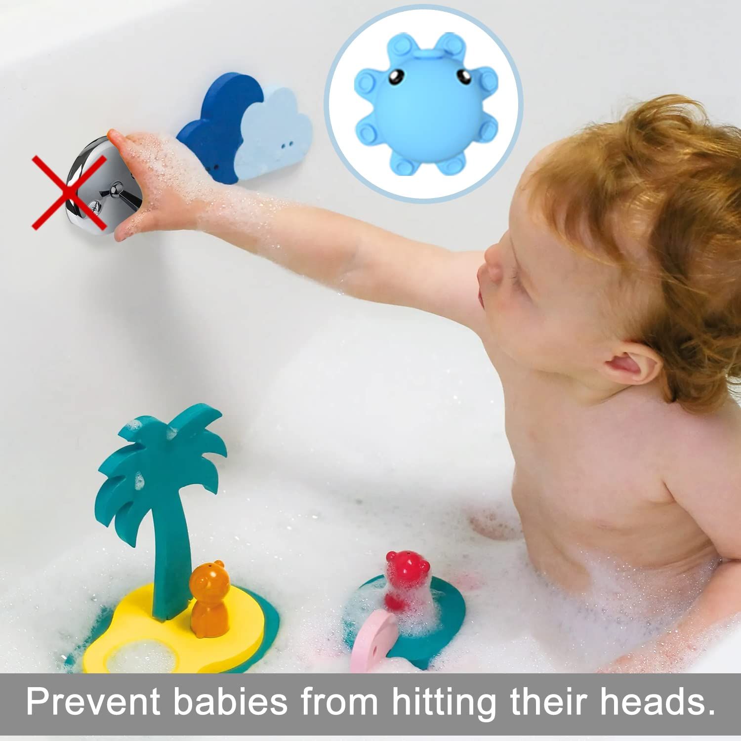 Silicone Bathroom Overflow Drain Cover view 4