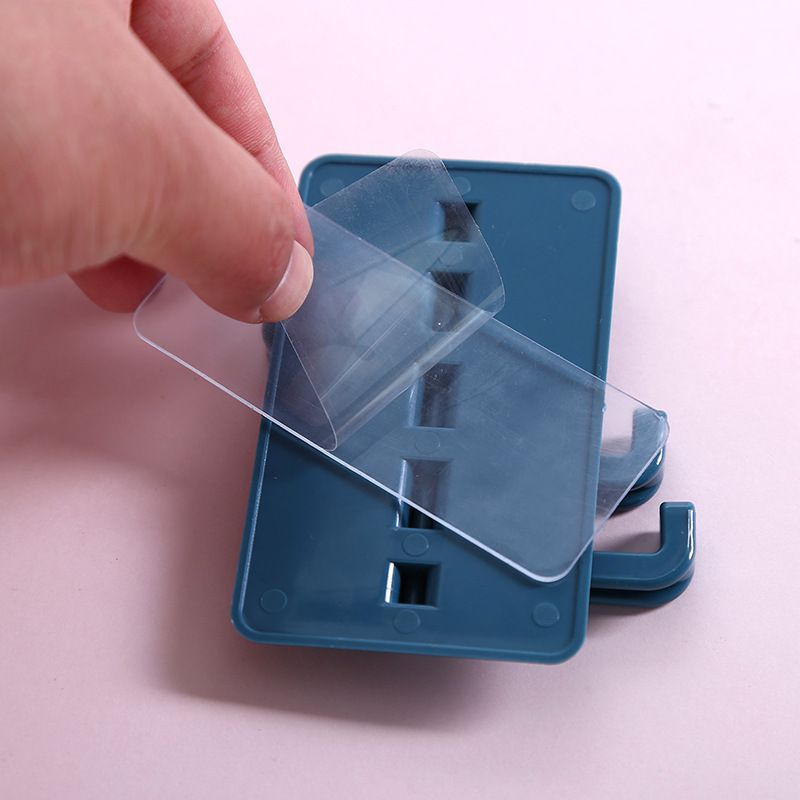 3pcs Colorful Rotating Sticky Wall Hooks for Kitchen Bathroom Wall view 2