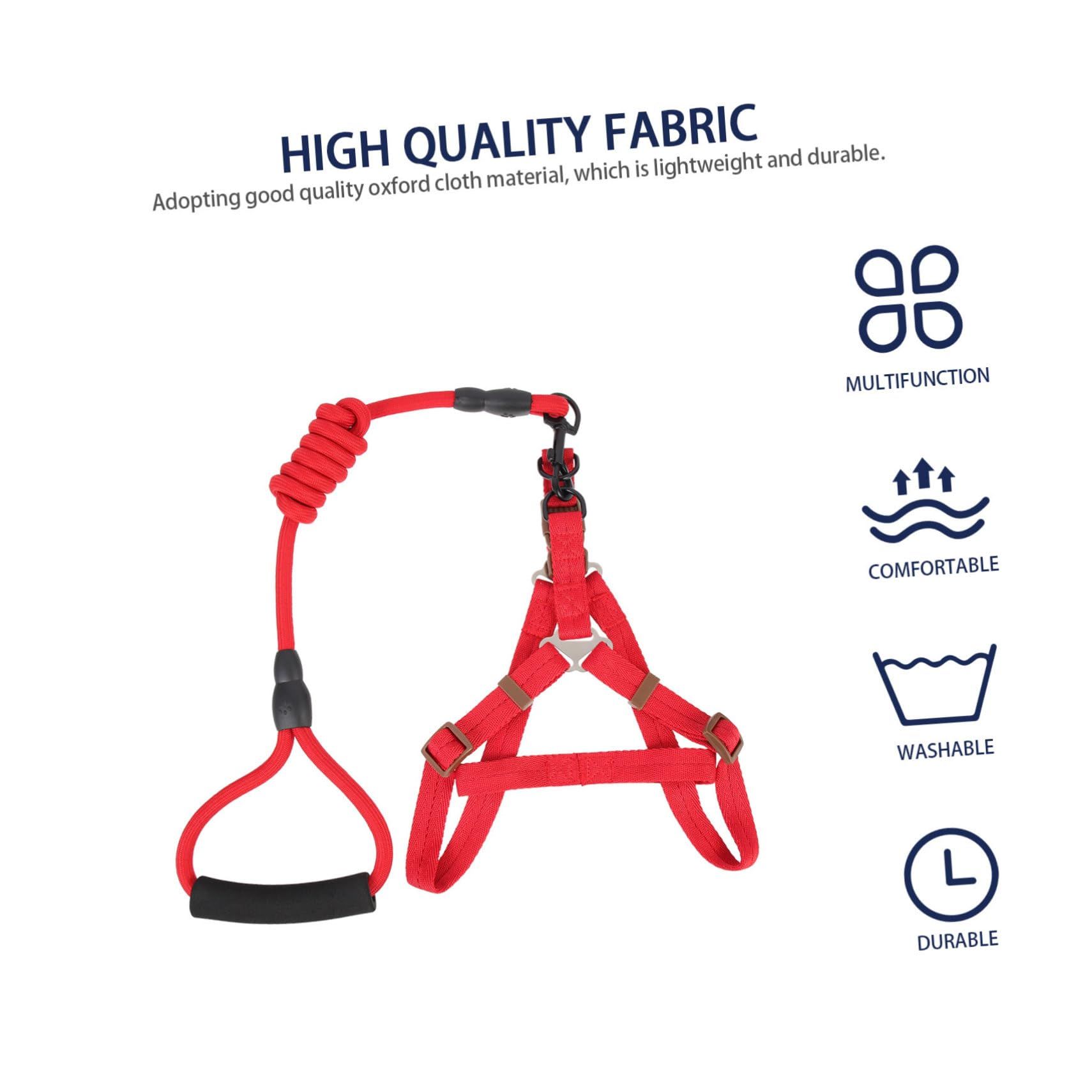 1 Set Pet Leash Dog Walking Leash Kit Puppy Vest Leash Small Dog Harness Puppy view 2