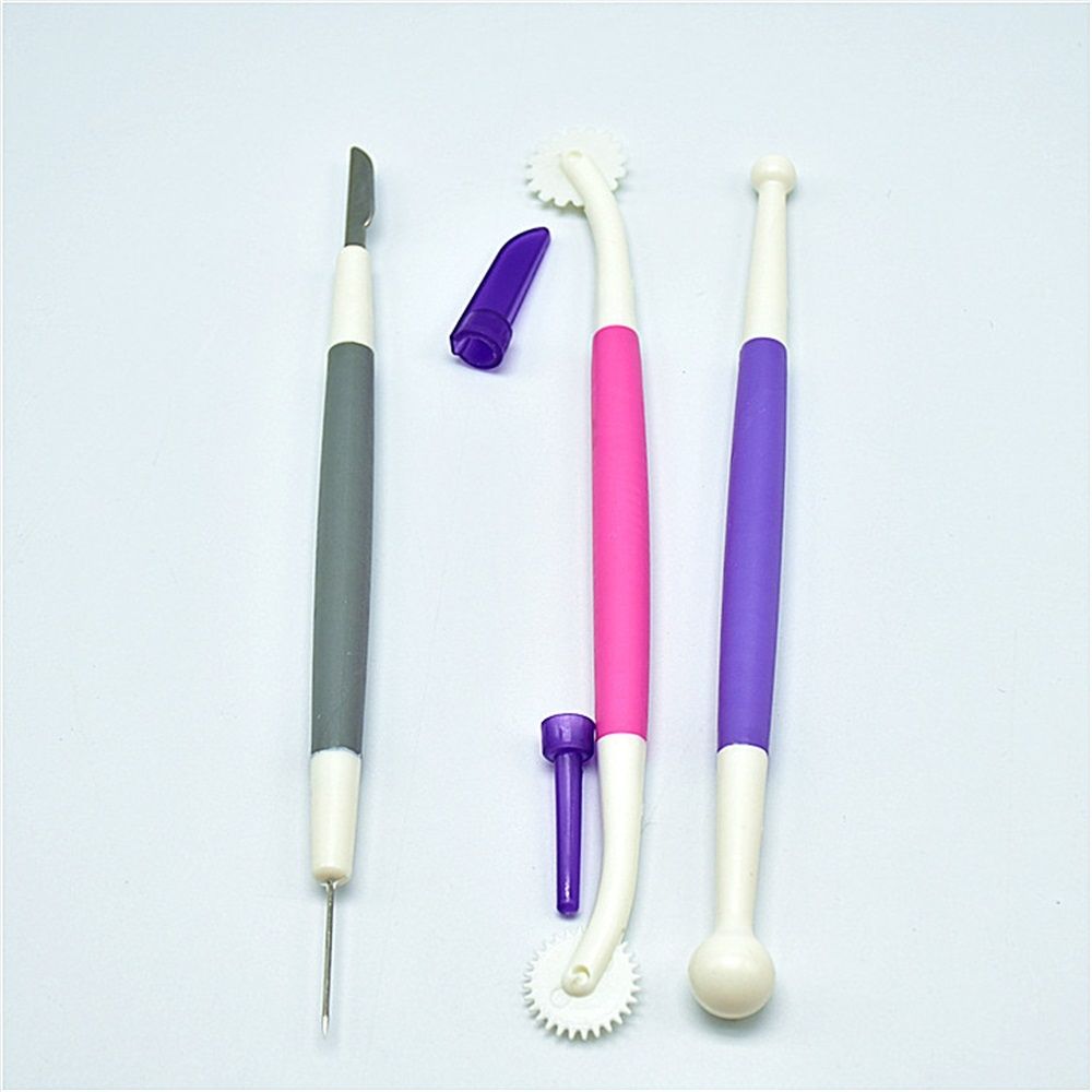 3-Piece Fondant and Gum Paste Tool Set - It Includes a Standard Ball Tool view 2