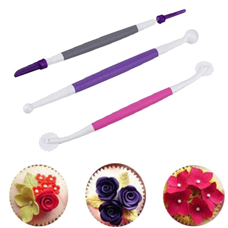 3-Piece Fondant and Gum Paste Tool Set - It Includes a Standard Ball Tool view 5