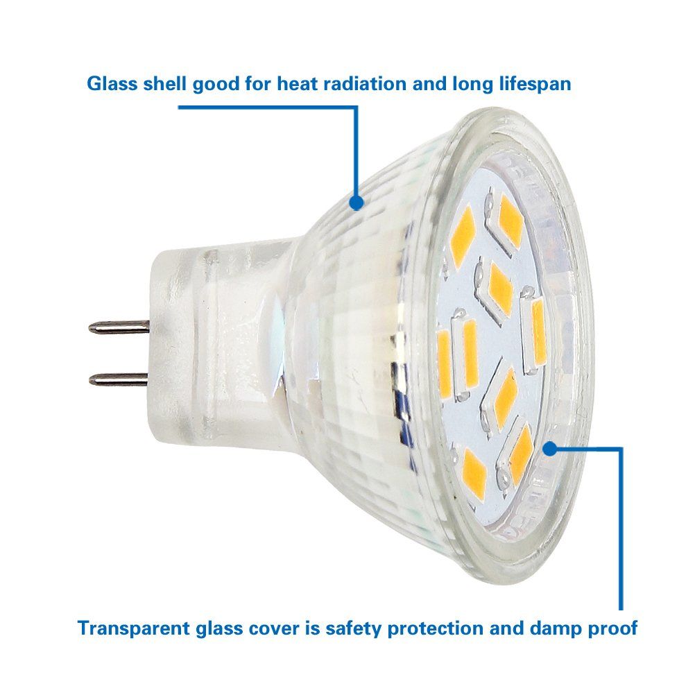 MR11 GU4 Led Bulbs 3W 30W Halogen Replacement view 2