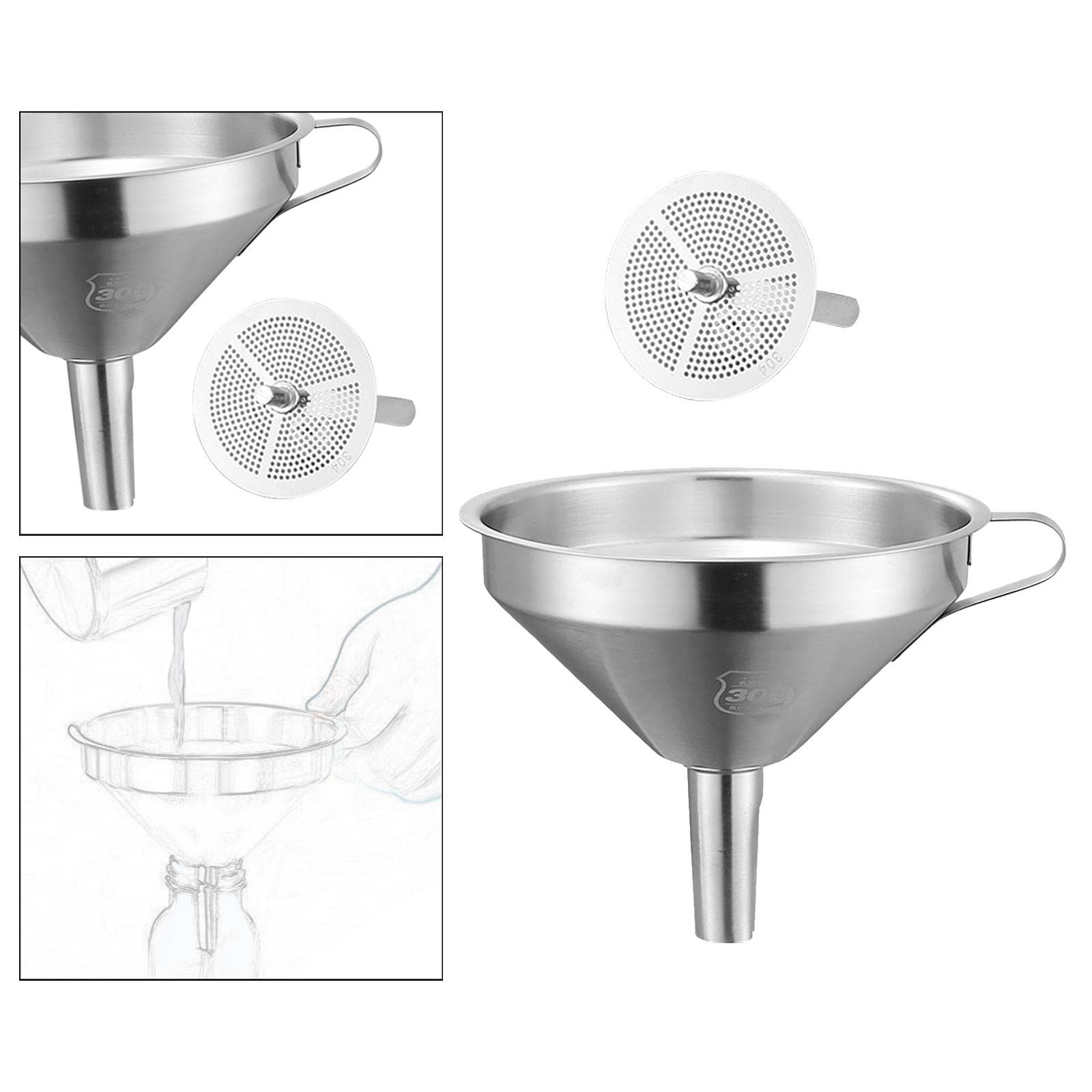 Stainless Steel Funnel Filter view 5