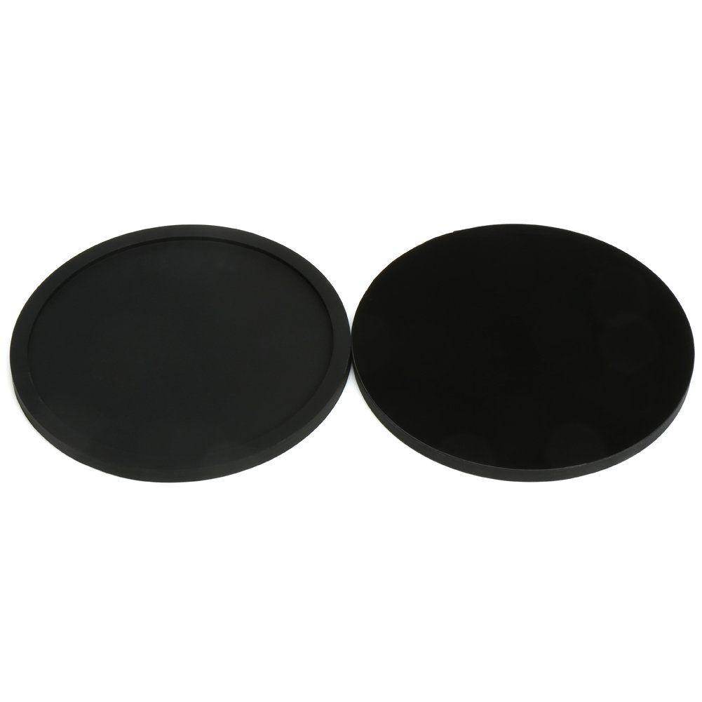 Silicone Coasters with Holder Set of 4 - Cup Coasters for Indoor and Outdoor view 4