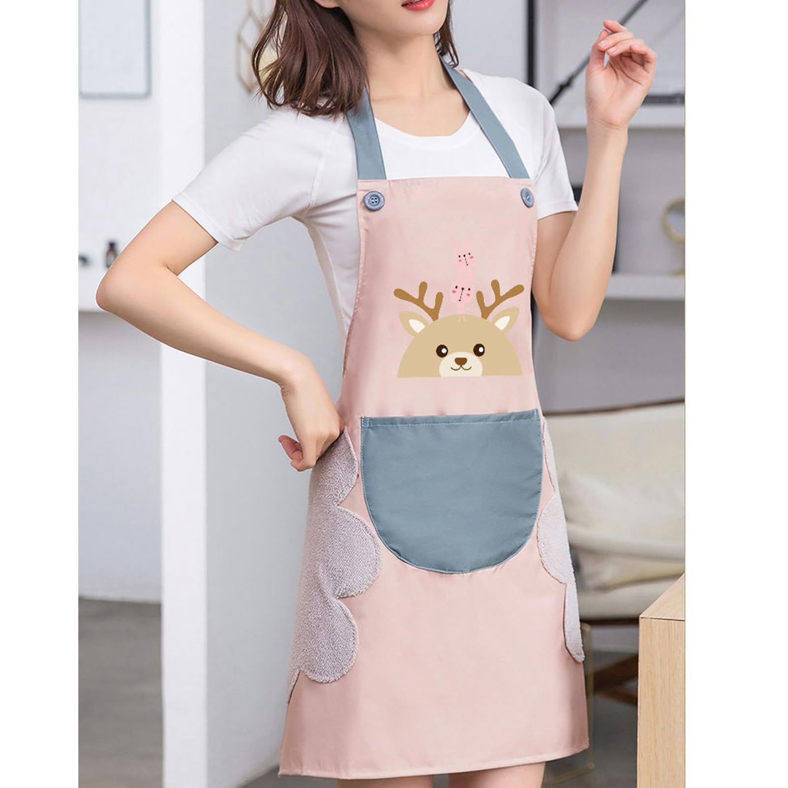 Restaurant apron, waterproof, oil resistant, easy to clean, kitchen cooking view 5