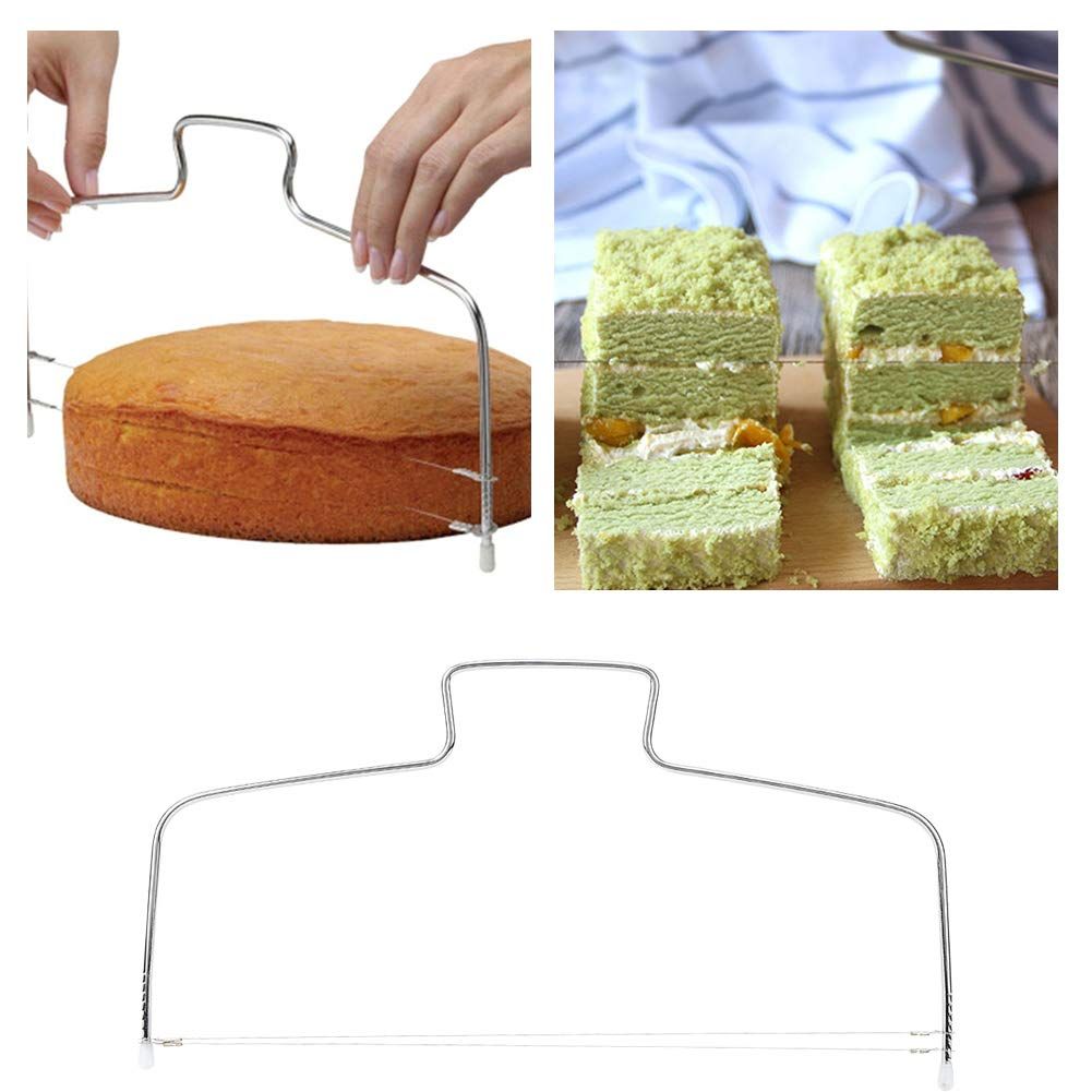 Cake Leveler Slicer Stainless Cake Cutter Tool Steel Double Wire Cutting view 5