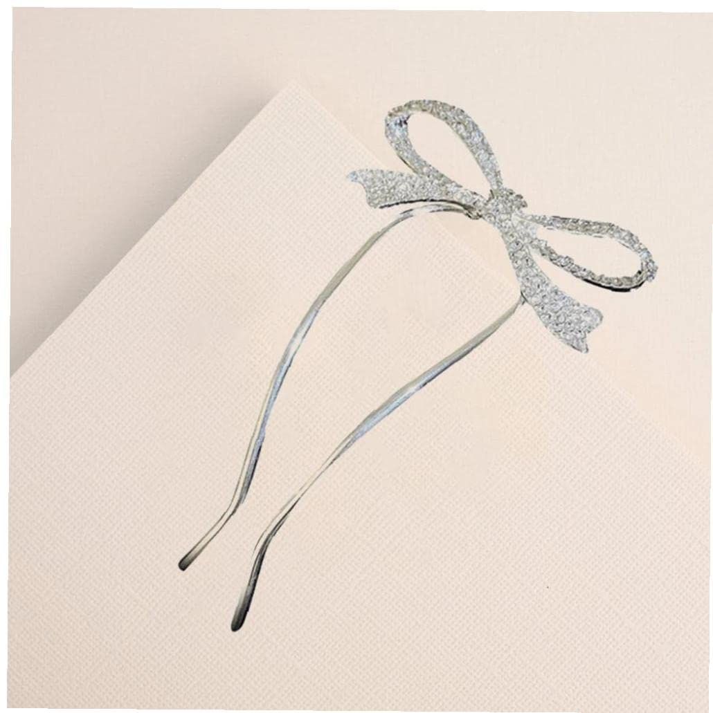 Bow Hairpin Rhinestone Barrettes Hair Jewels for Women Vintage Hair view 4