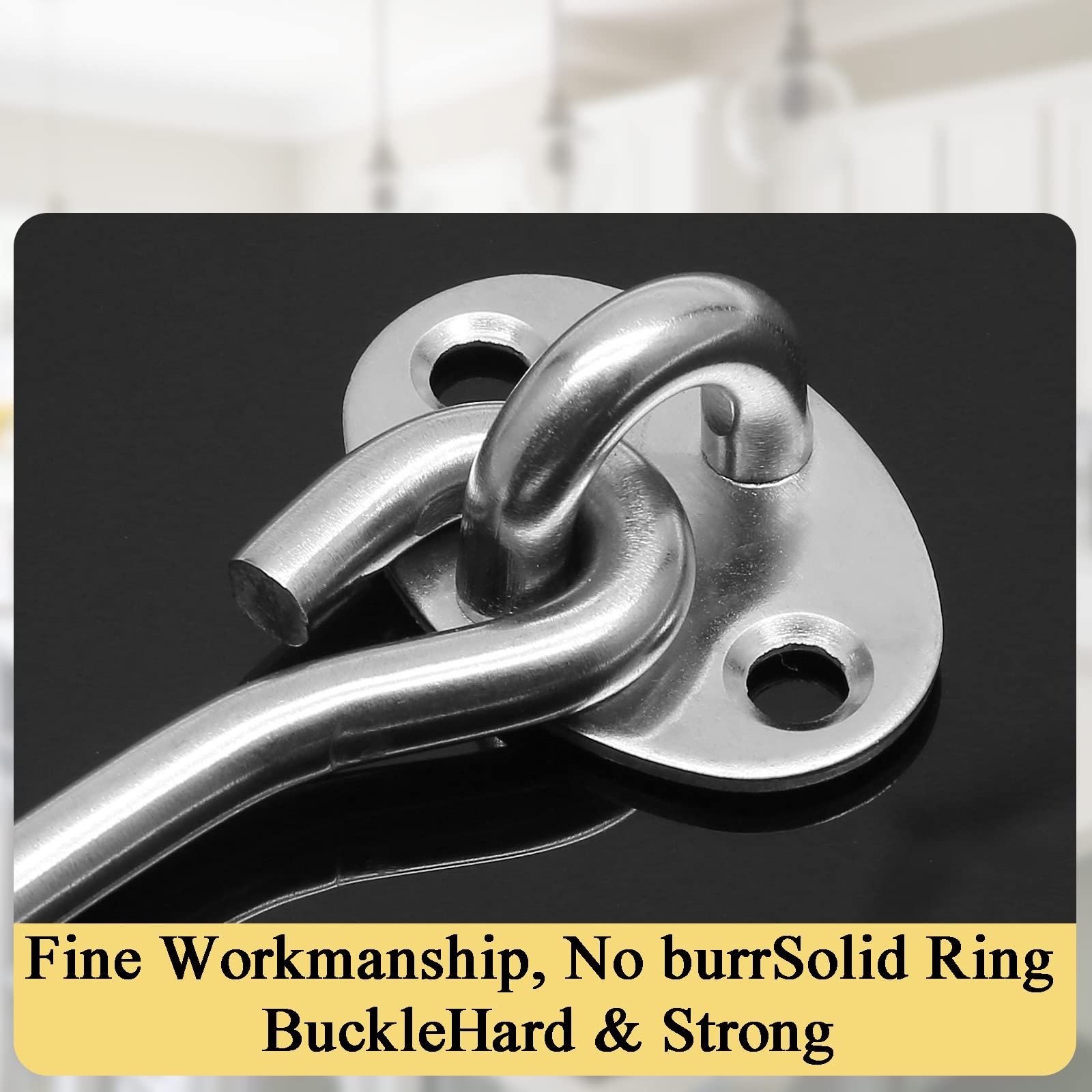 3 Inch Hook and Eye Latch (2PCS) view 3