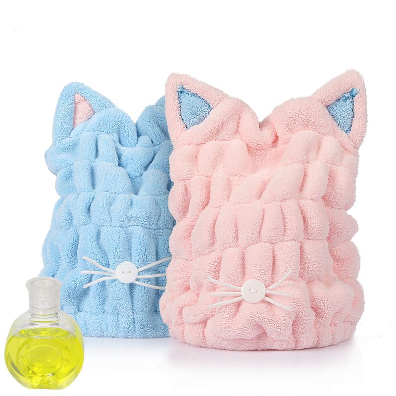 2Pcs Ultra Absorbent Hair Quick Drying Towel Microfiber Hair Dry Wrap Turban — image 1