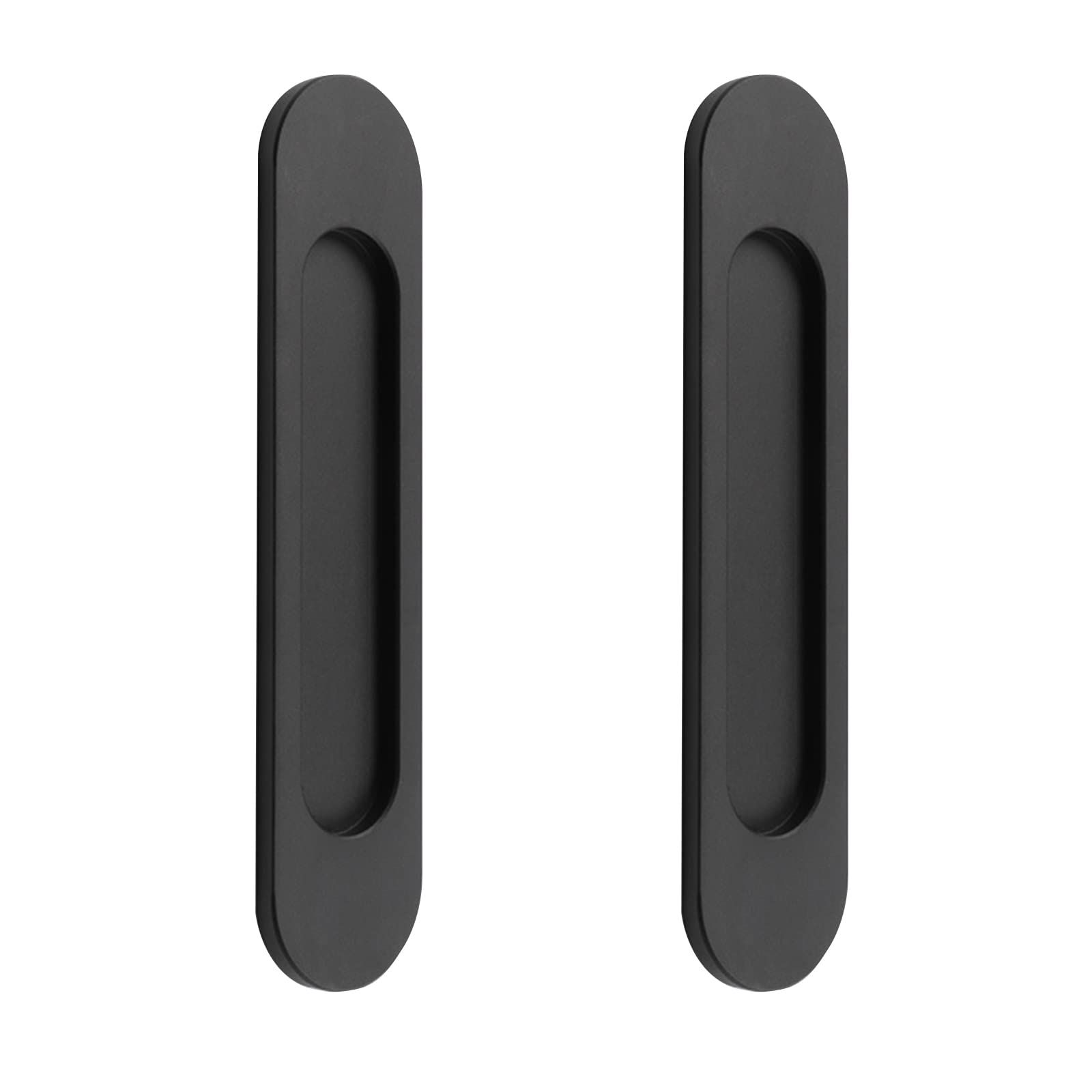 Self-Stick Oval Sliding Door Pulls