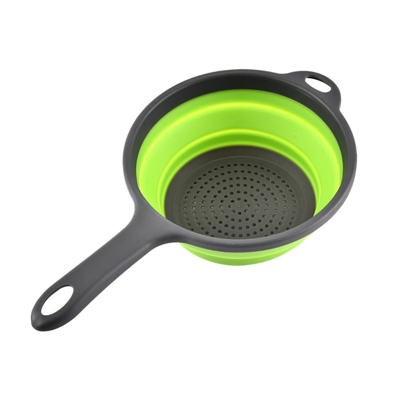 1pc Collapsible Drainer Basket Collapsible Colander Plastic Colander Fruit