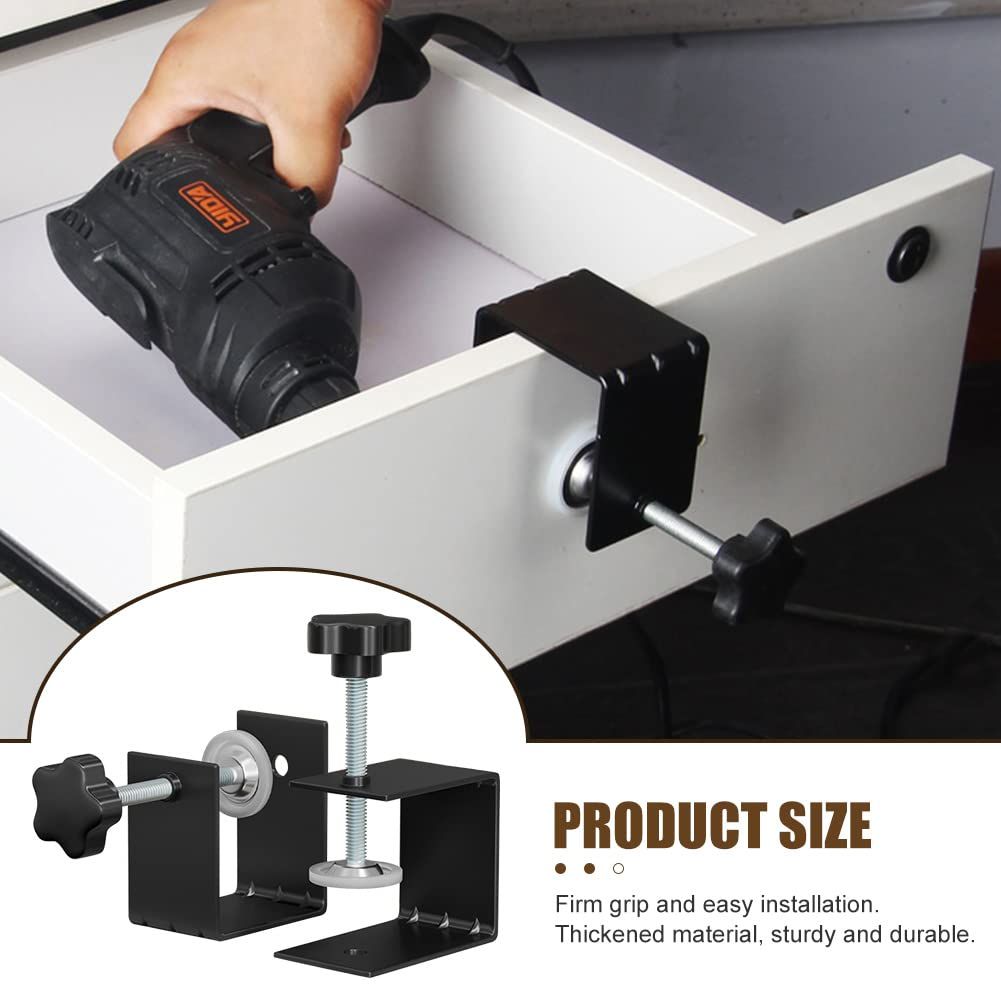 2 pcs Cabinet Hardware Jig Drawer Front Installation Clamps Cabinet Door view 3