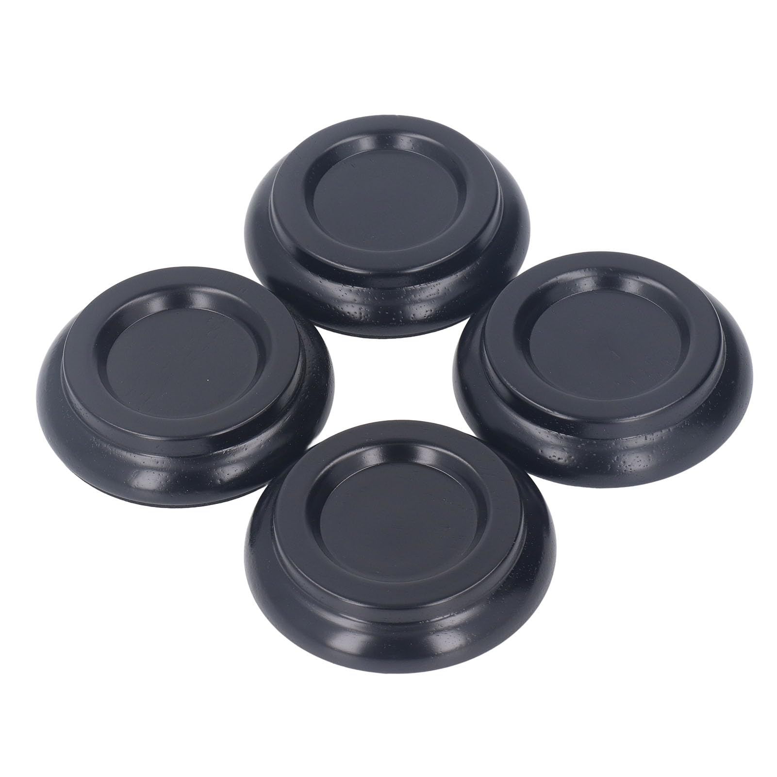 4PCS Beechwood Piano Caster Cups