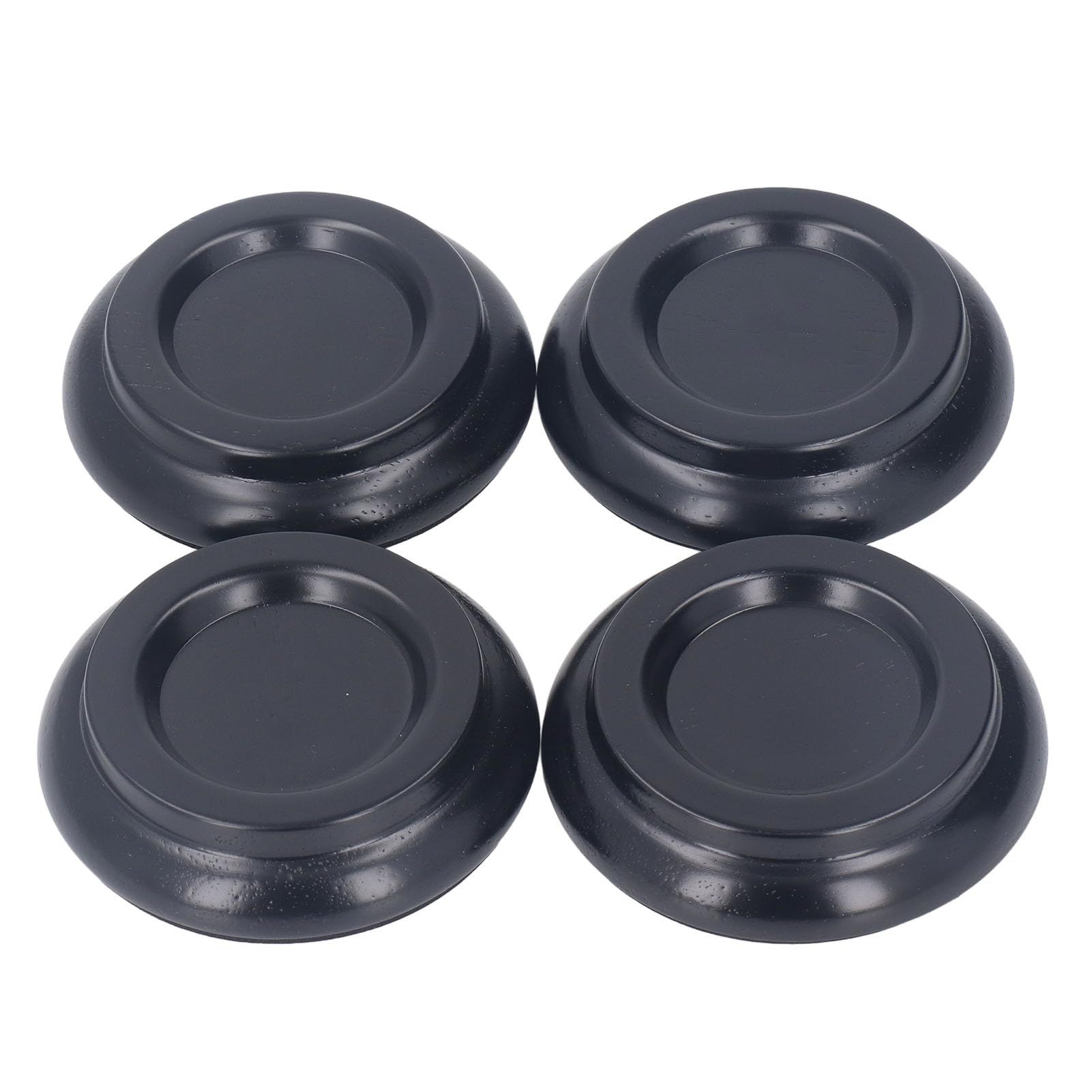 4PCS Beechwood Piano Caster Cups view 2
