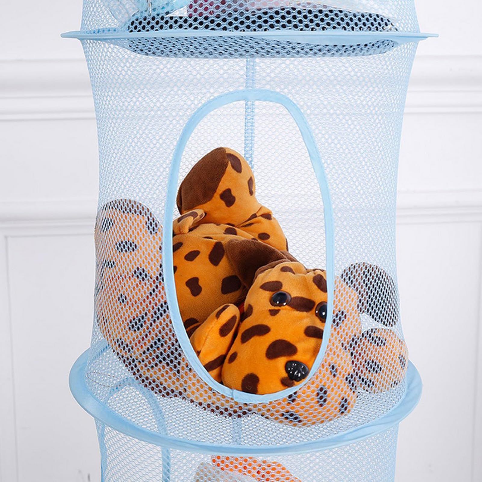 Foldable Hanging Storage Mesh Space Saver Bags Organizer view 3