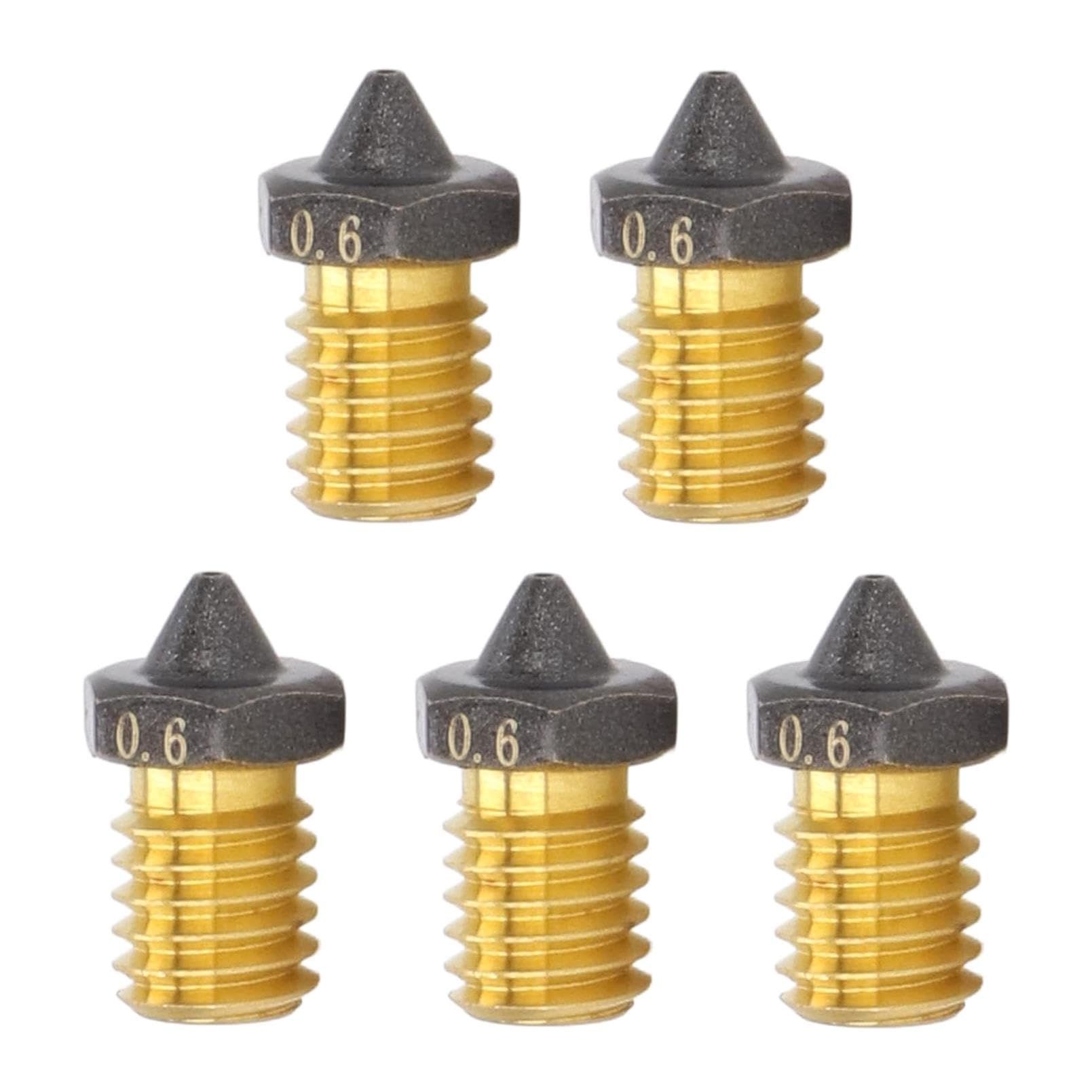 Hardened Brass Printer Nozzles - 5PCS