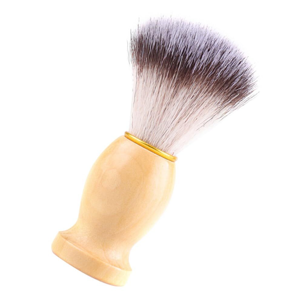 Wooden handle shaving brush — image 1