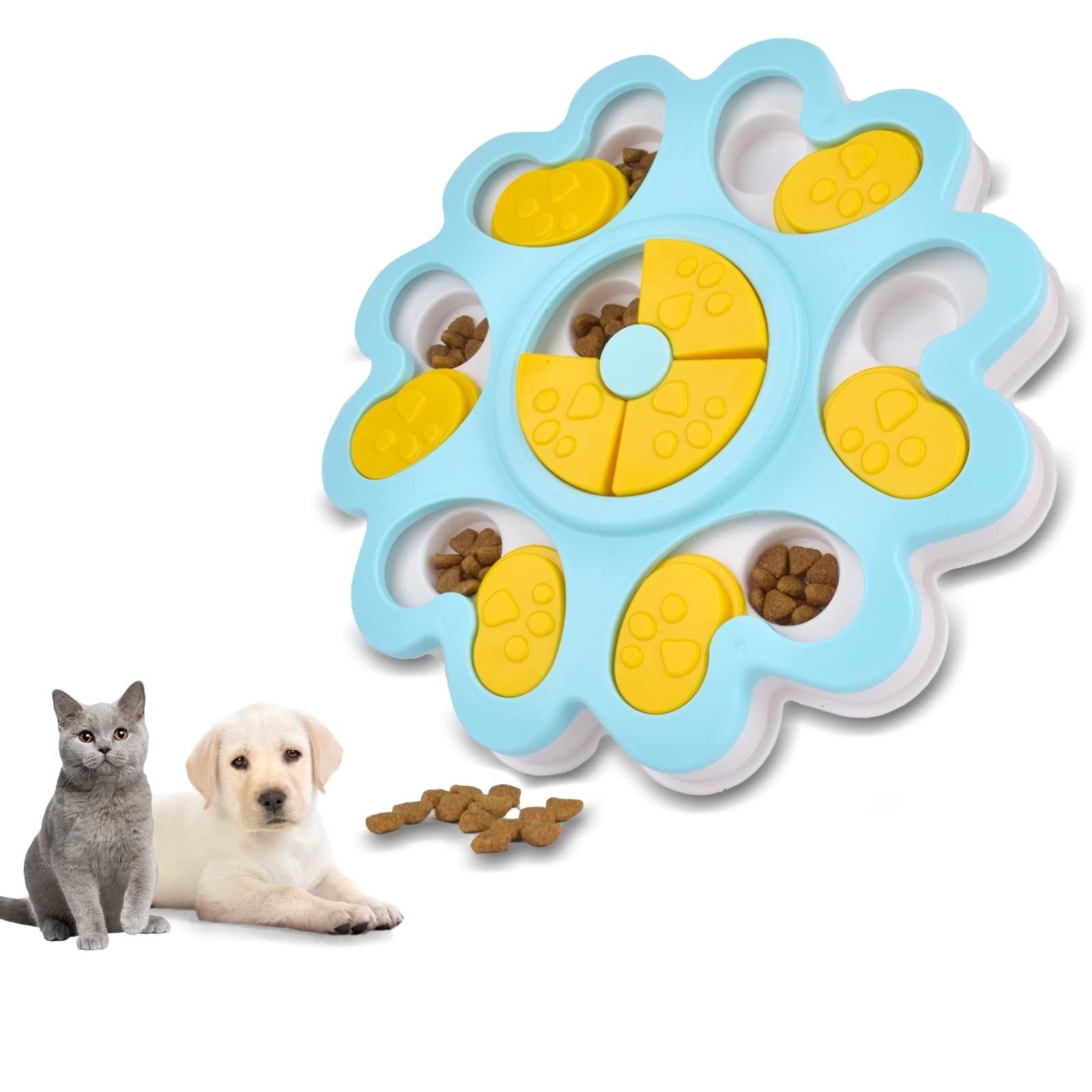 Dog Puzzle Toys Interactive Slow Feeder Bowl Dog Games Fun Slow Feeder for Puppies view 4