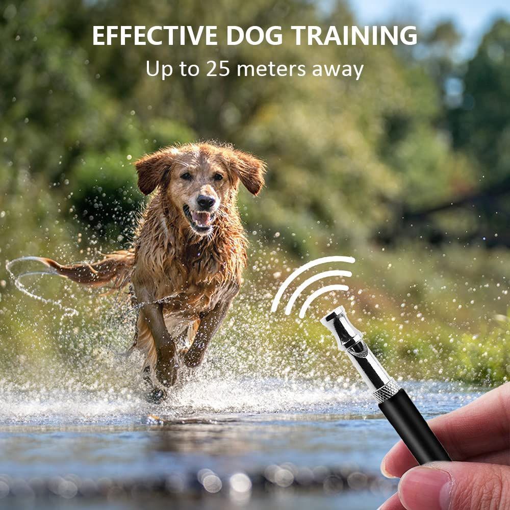 Adjustable ultrasonic silent dog whistle with lanyard view 4