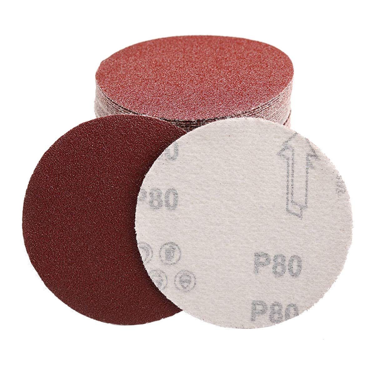 100pcs 1 inch Sanding Disc Hook and Loop view 2