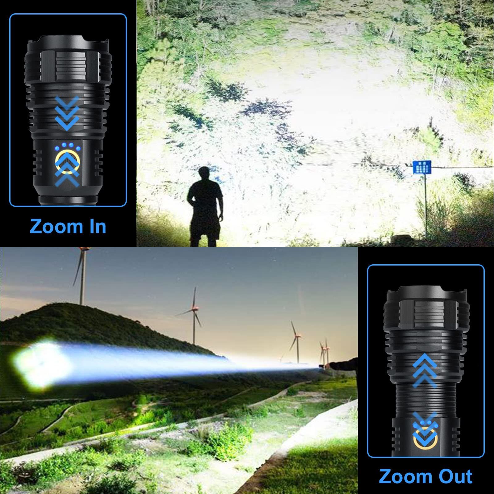 Super Bright Flashlight with 10 Modes view 5