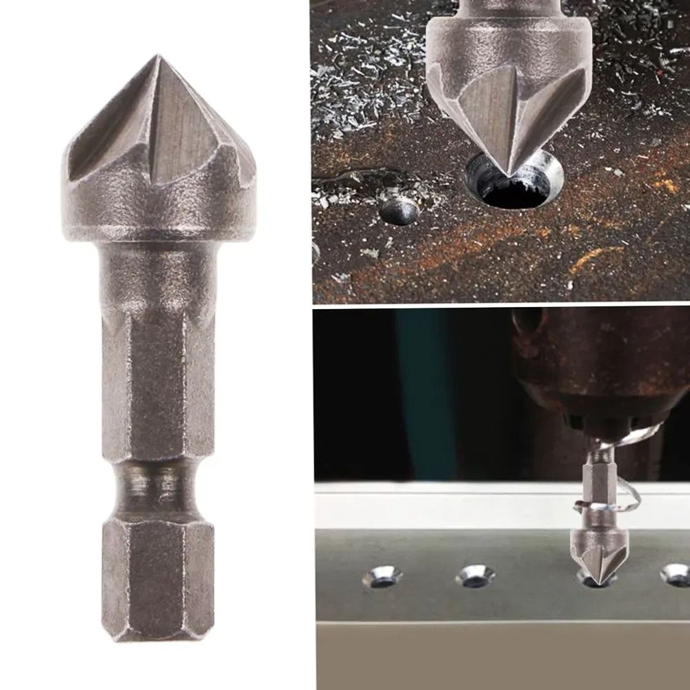 Six blade chamfering tool view 3