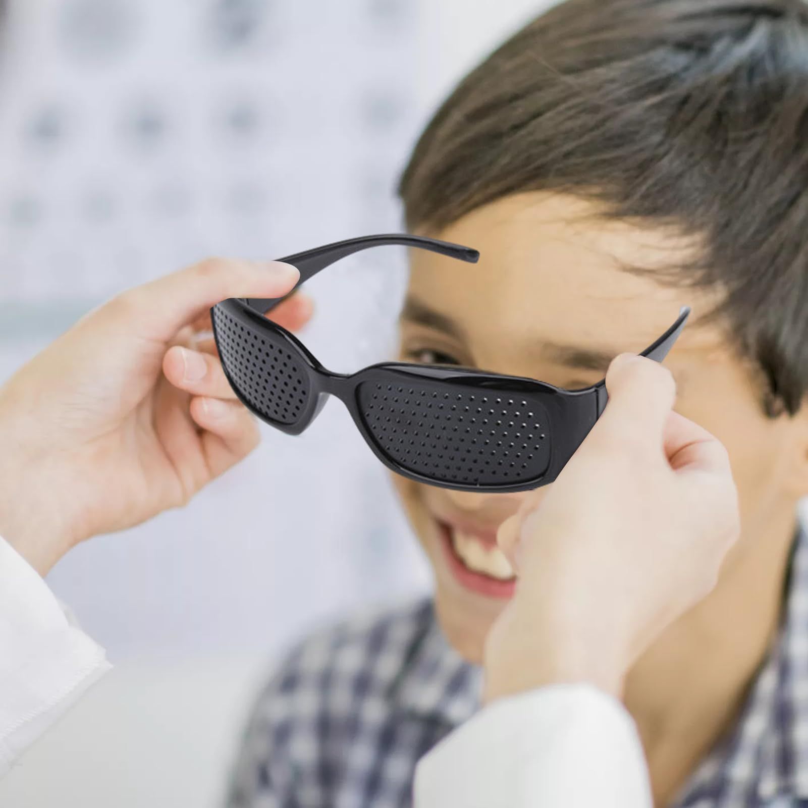 Assistive correction of vision - Rice nail porous cross-border glasses - Three view 2