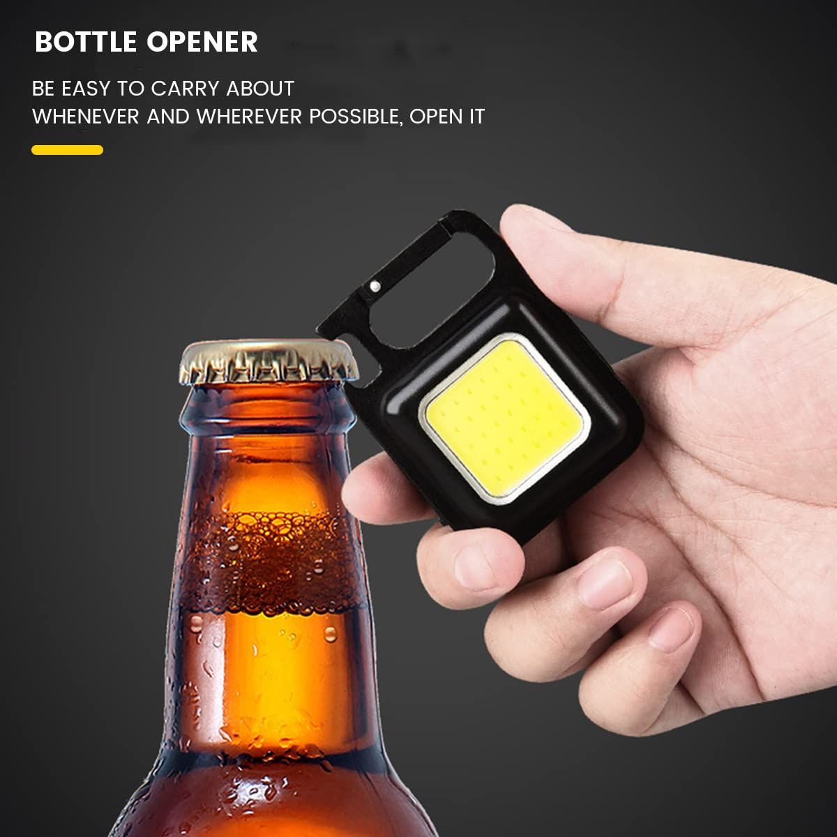 Multi functional portable flashlight view 5
