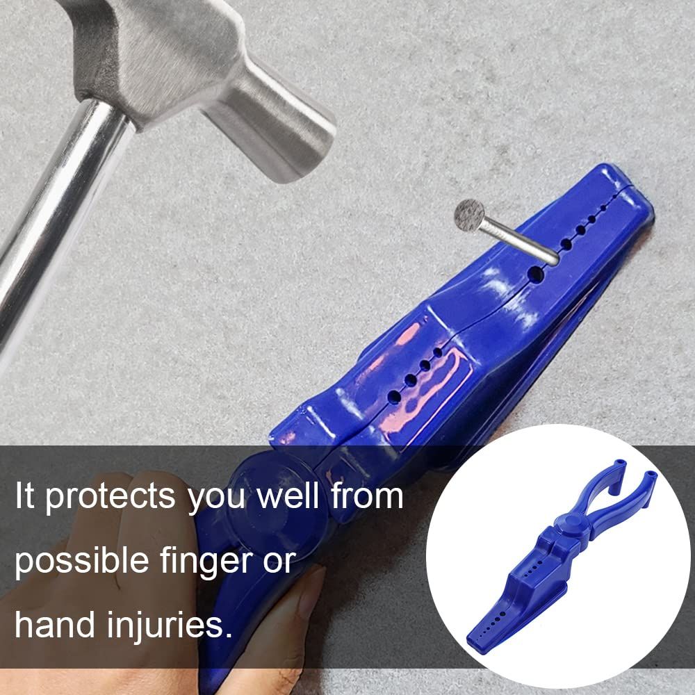 Nail Pliers Holder Multiple Grooves Hammering Safety Pliers Anti Slip Screw view 4