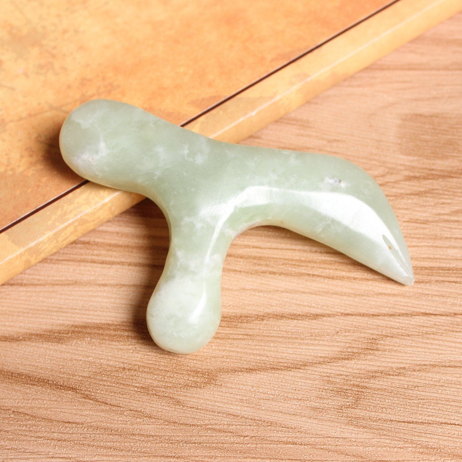 Jade trigger point massage tool view 3